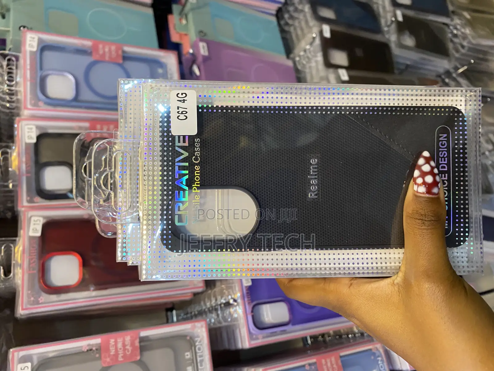 Sunky Realme C67 4g Skin Feel Magnetic Leather Back Phone Case