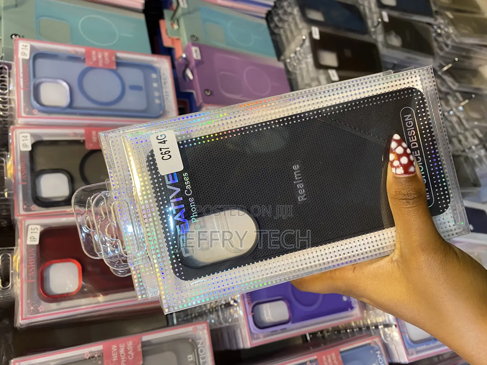 Sunky Realme C67 4g Skin Feel Magnetic Leather Back Phone Case