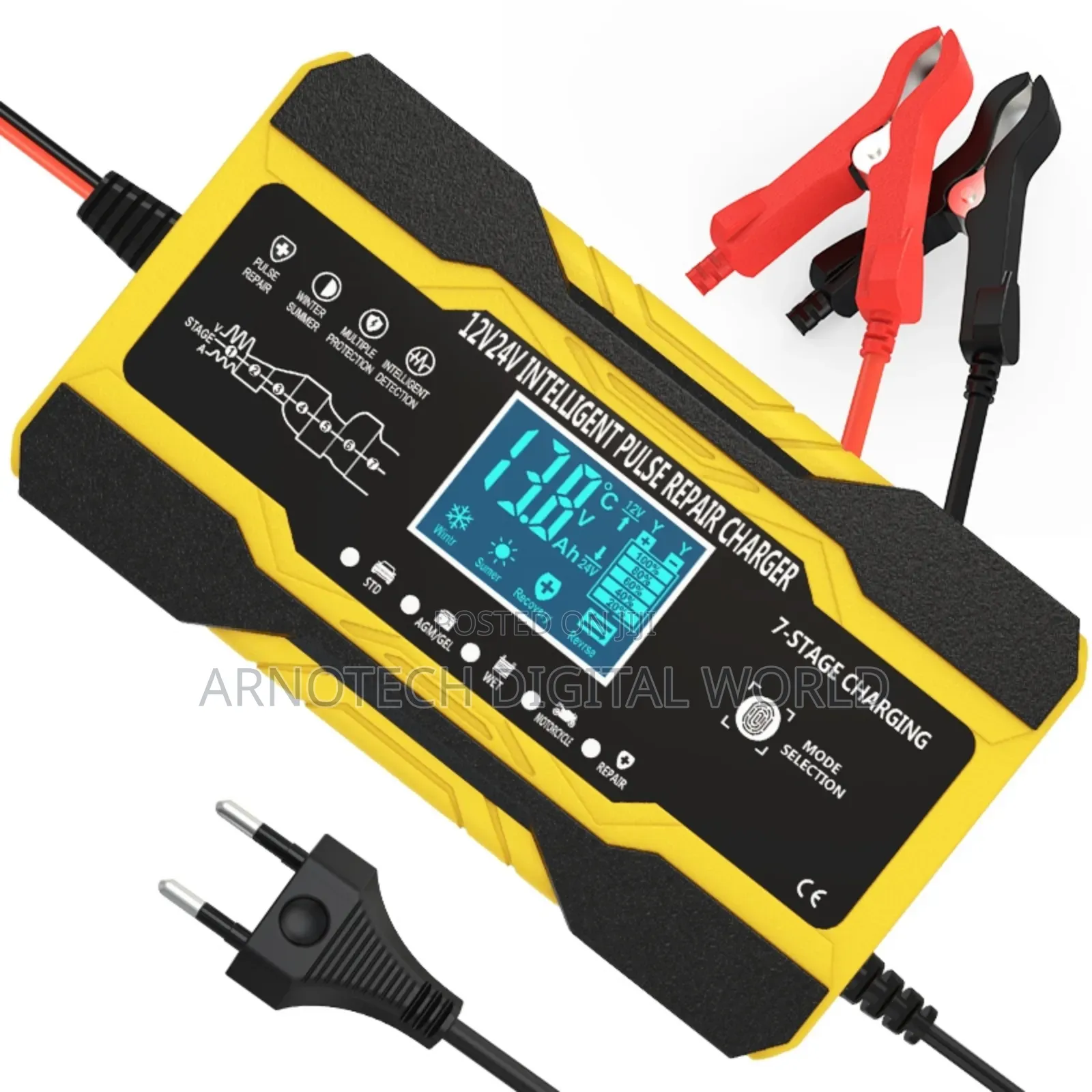 Automatic Universal Battery Repair Charger 12v/24v
