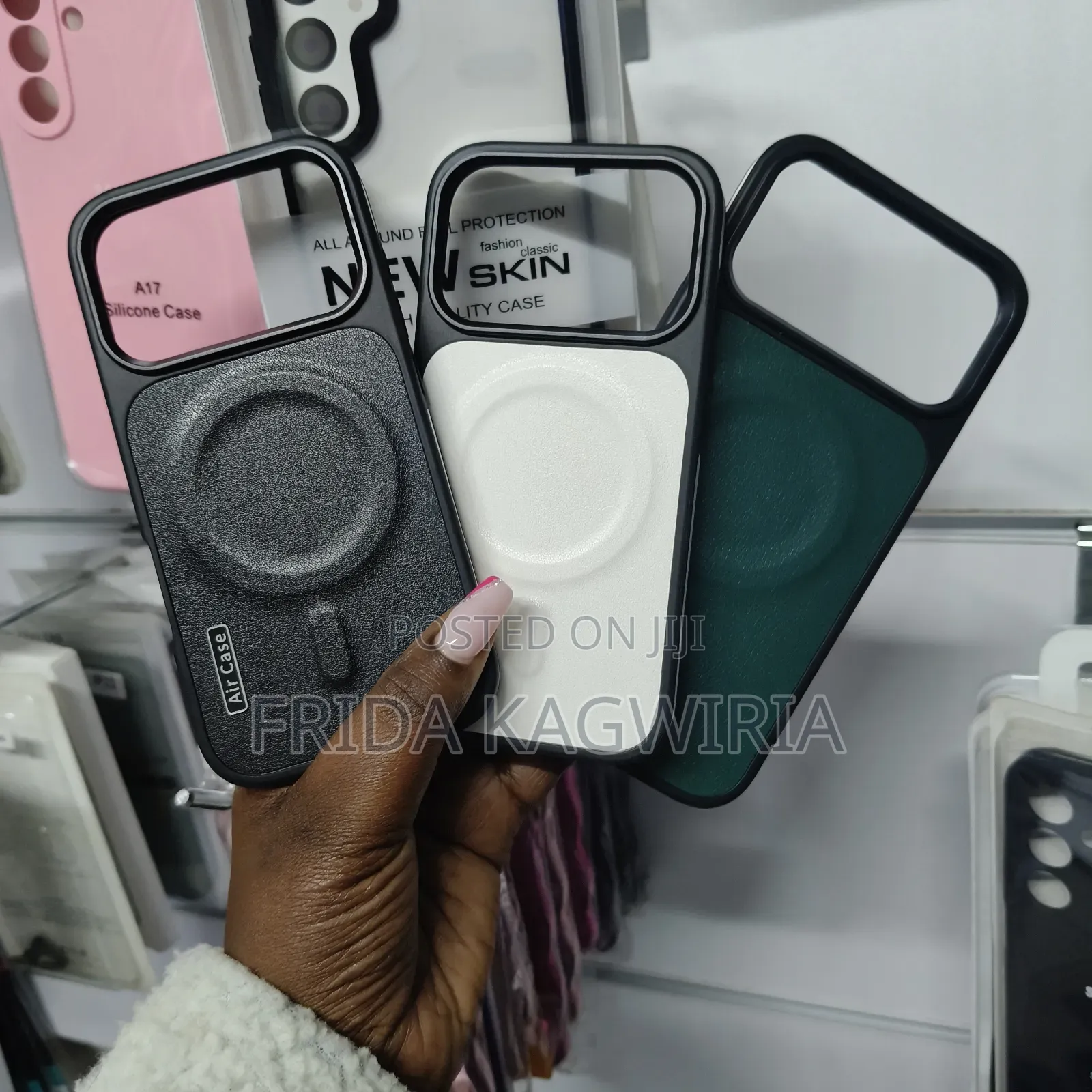iPhone 17 Pro Max Leather Air Case With Magsafe