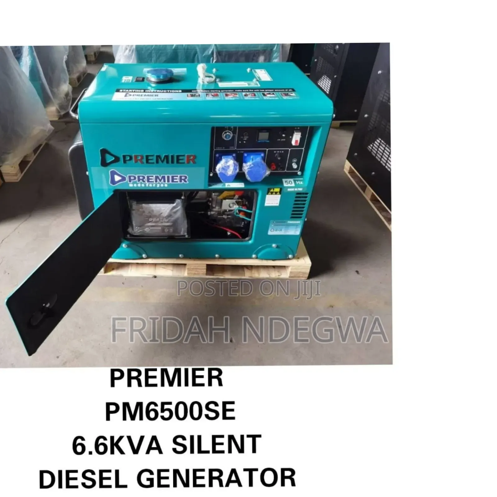 Premier Pm6500se 6.6kva Silent Diesel Generator
