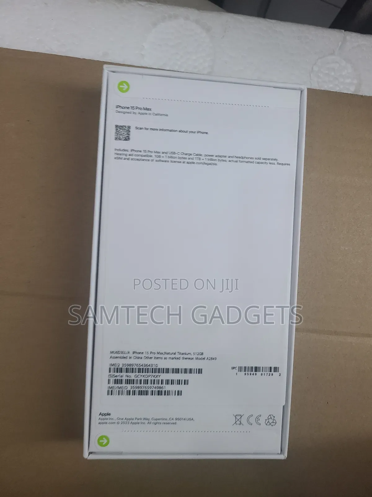 New Apple iPhone 15 Pro Max 256 GB Silver