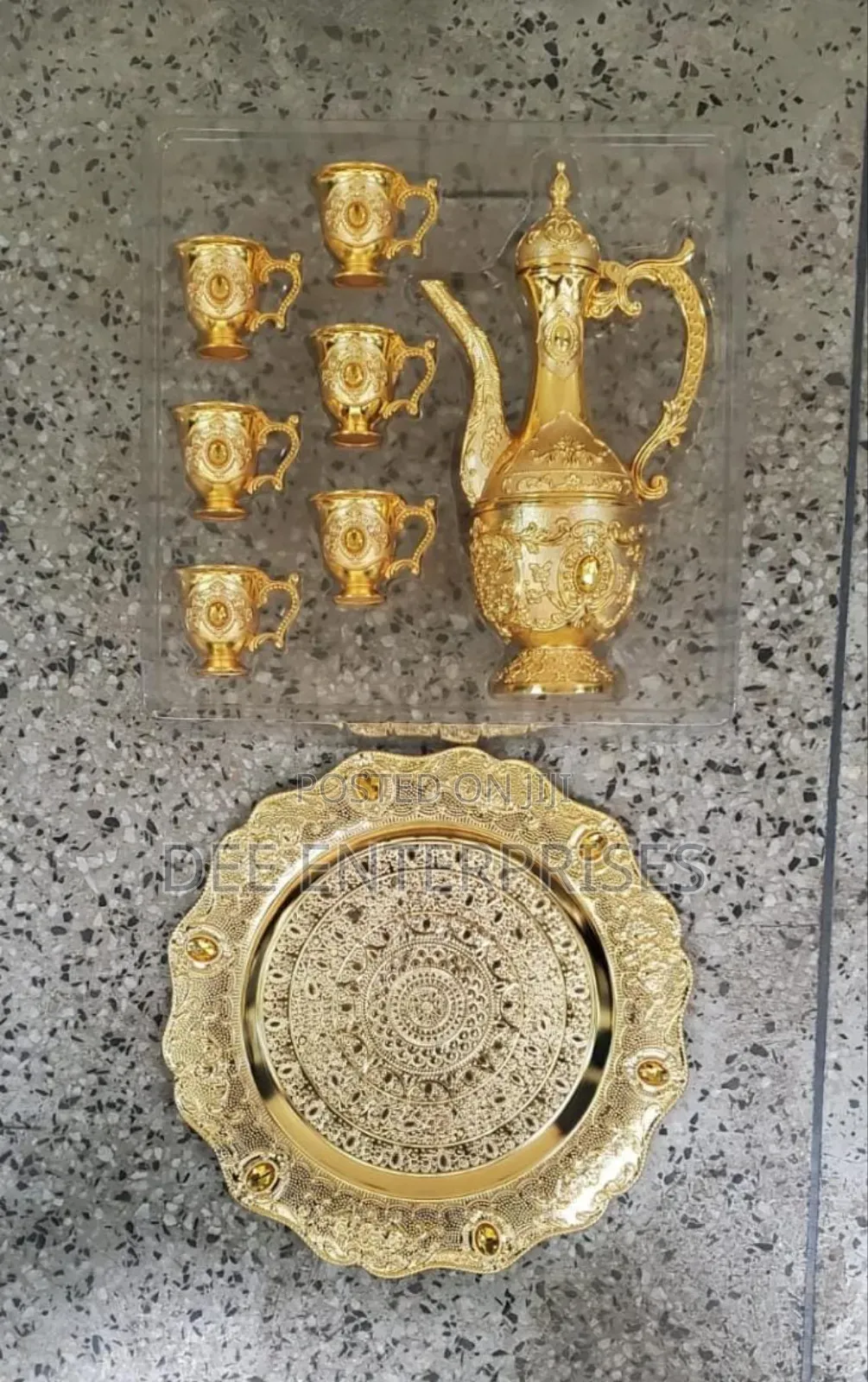 8pcs Elegant Luxury Arabic Coffee Set