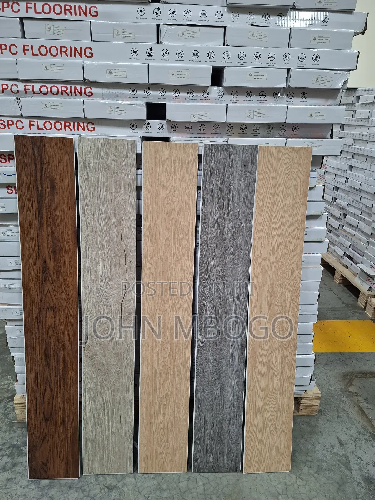 SPC Flooring / 100% Waterproof Laminates - 5mm.