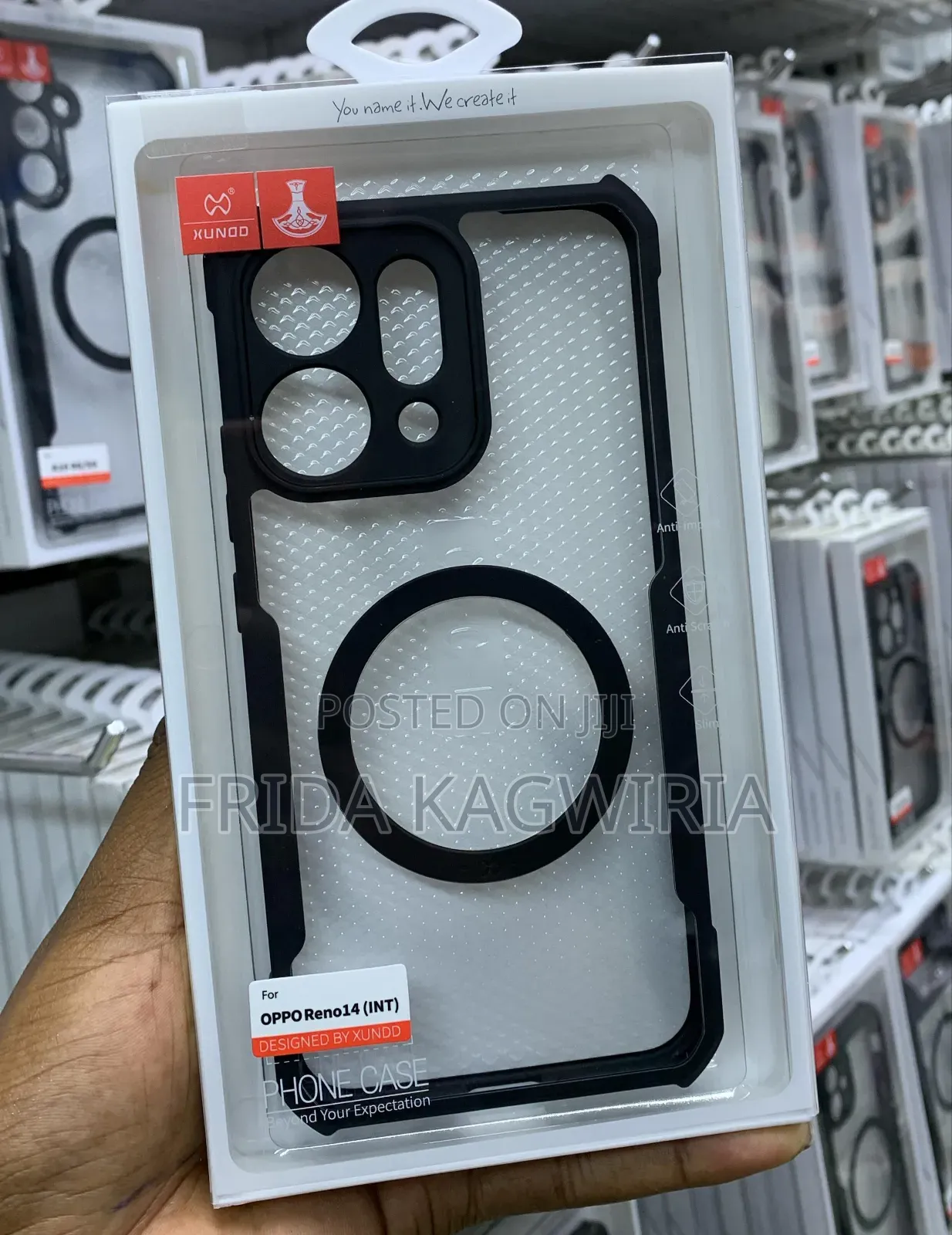 Oppo Reno 14 Xundd Shockproof Clear Back Cover