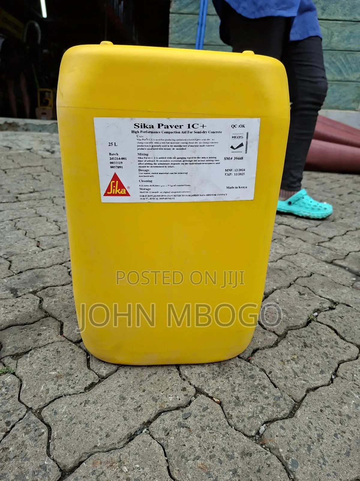 Sika Paver 1c+ . Blocks Hardener .