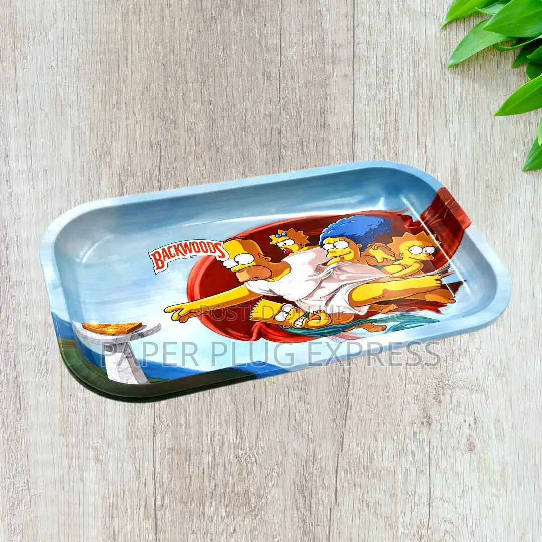 Simpsons Backwoods Premium Metallic Rolling Tray
