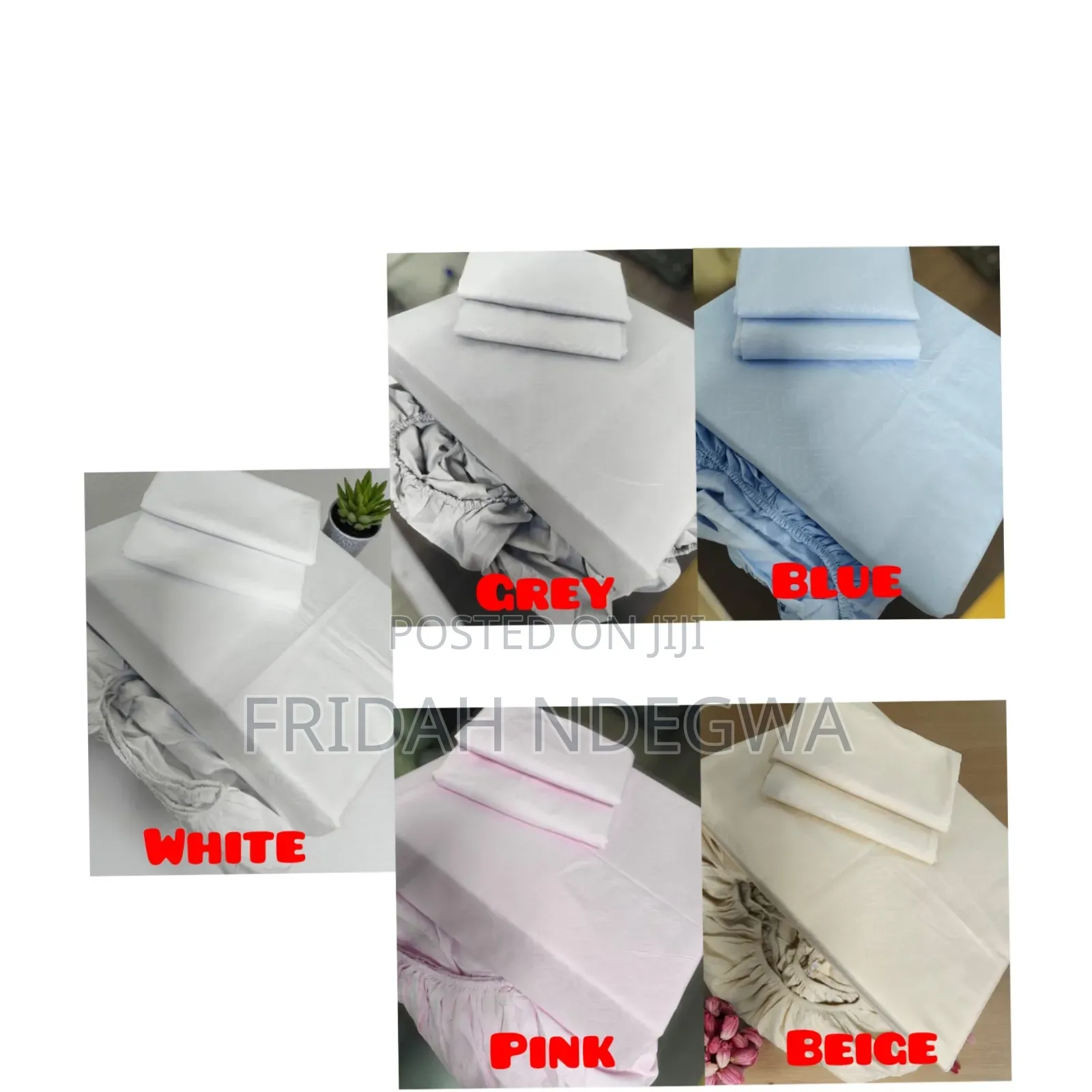 *Plain Patterned Fitted Bedsheets*