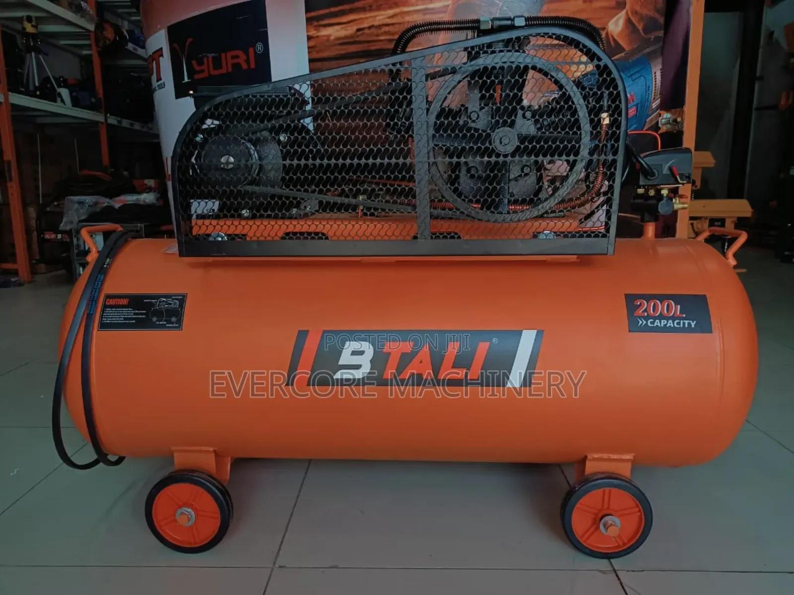 Btali 200l Electric Three Piston Air Compressor Machine.