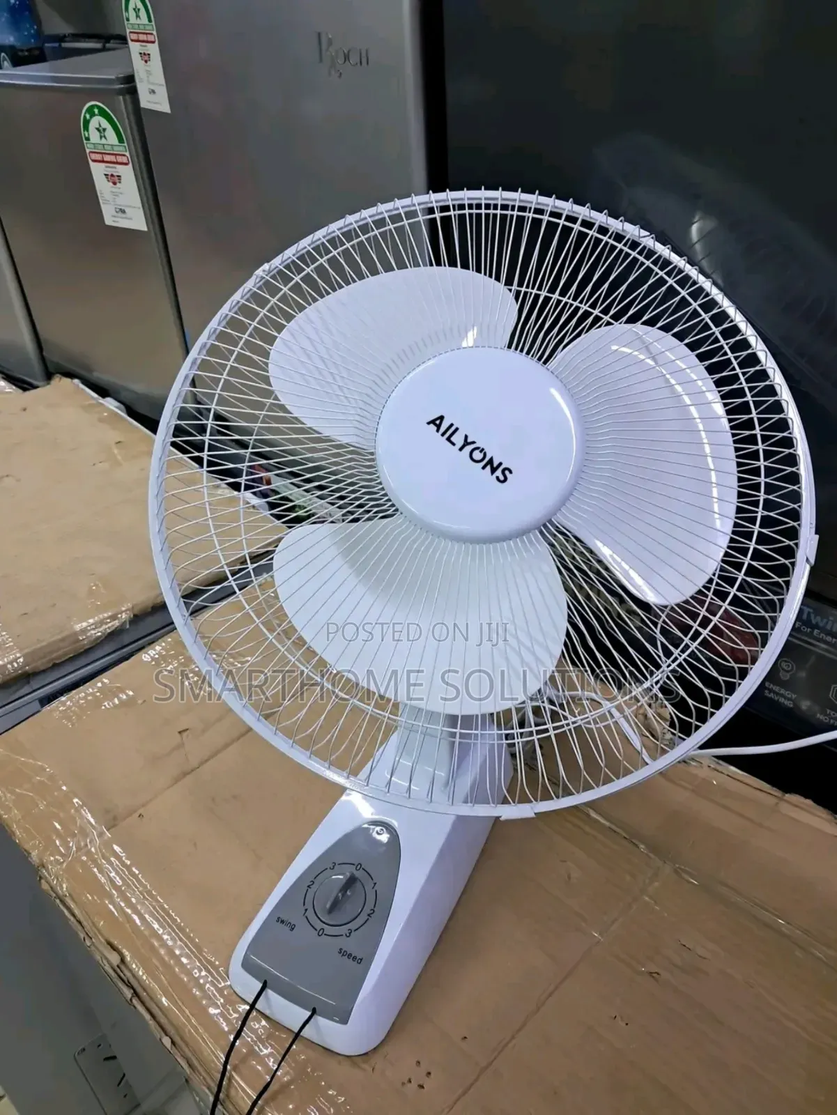 Ailyons 16-inch Wall Fan – Compact Design, Powerful Breeze