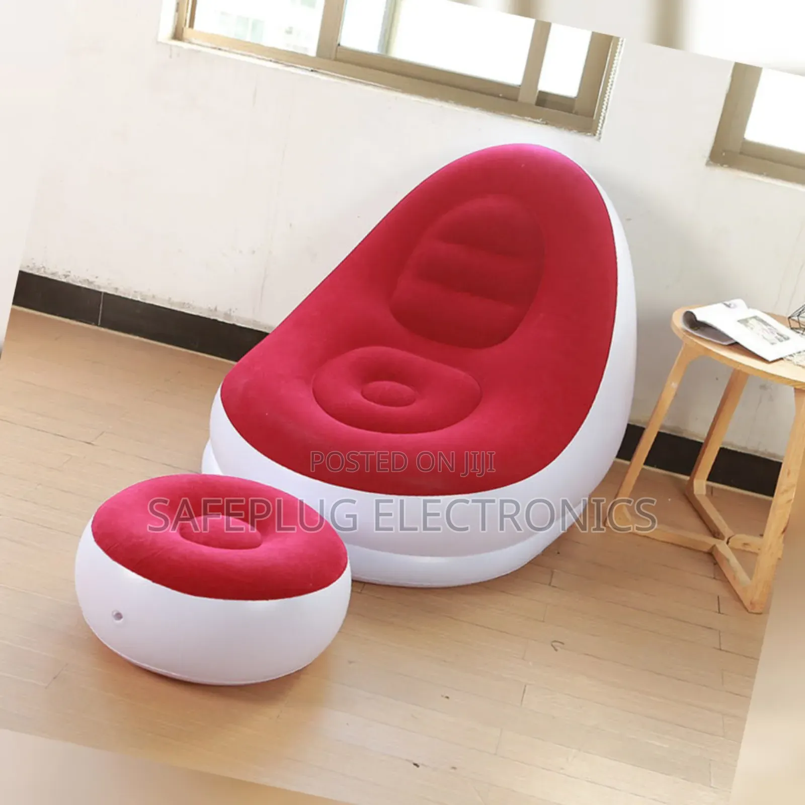 Inflatable Seat Footrest Set | Heavy-Duty Material
