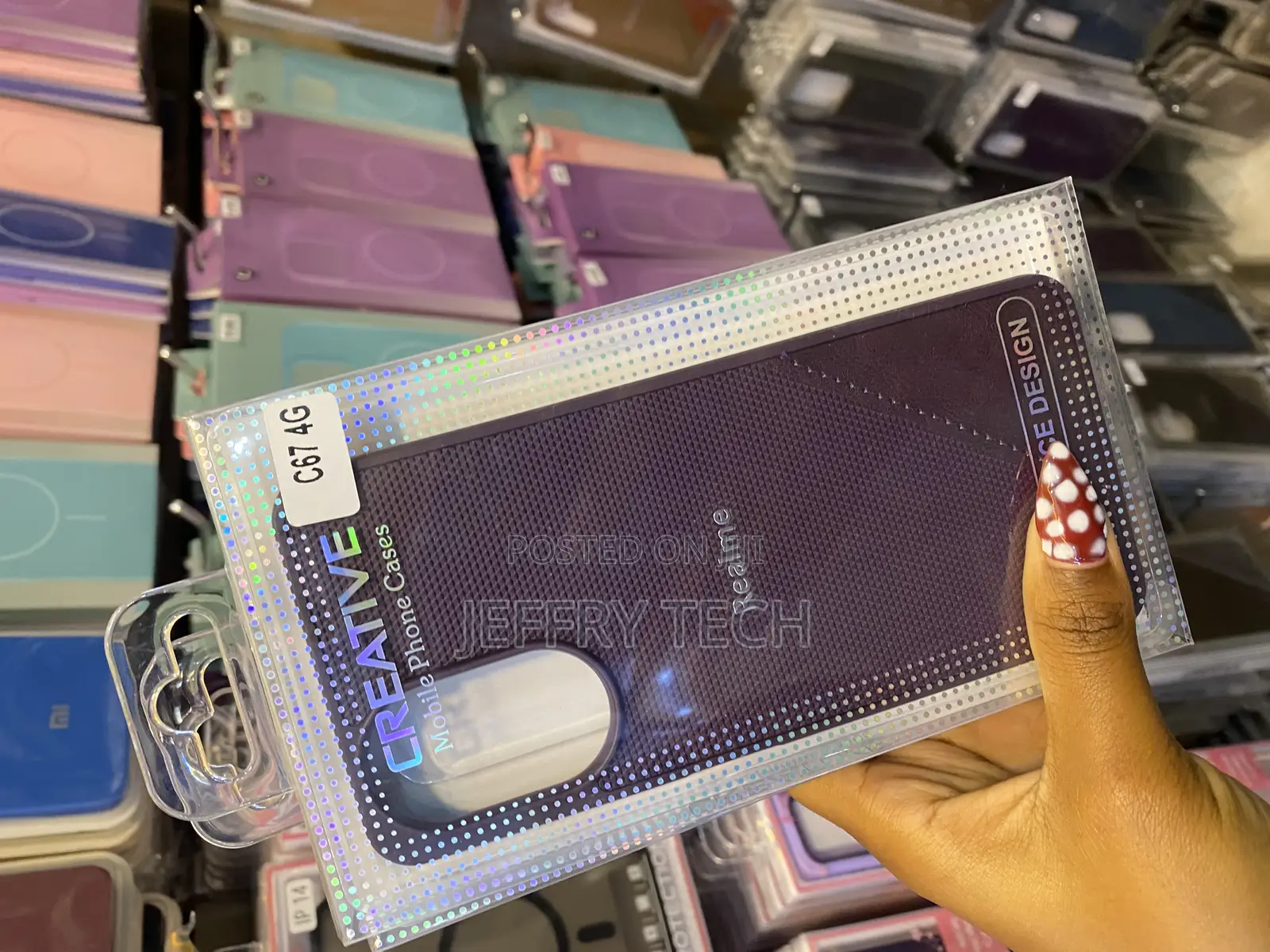 Sheeps Leather Phone Cover for Realme C65 4g Case