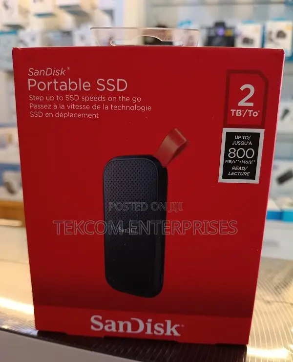 Sandisk E30 2tb Portable External SSD