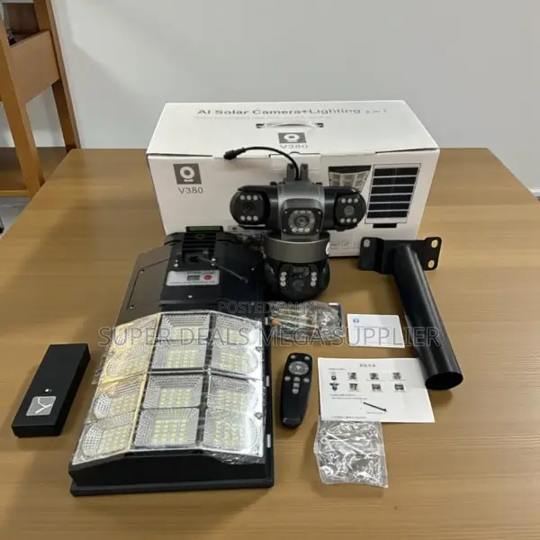 Solar Street Light With 4g PTZ Ai Detection Camera and Solar Charging