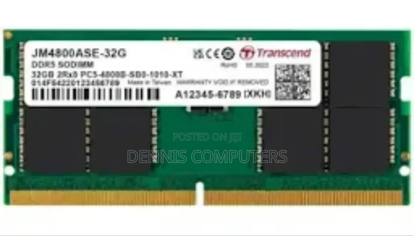 Transcend Desktop Ram Ddr5 32gb 4800