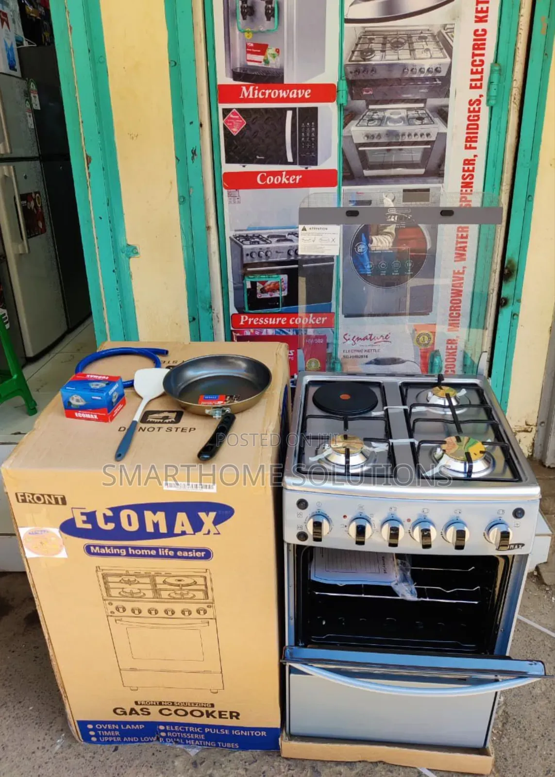 *50*55 Ecomax 3+1 Standing Cooker With Electric Oven