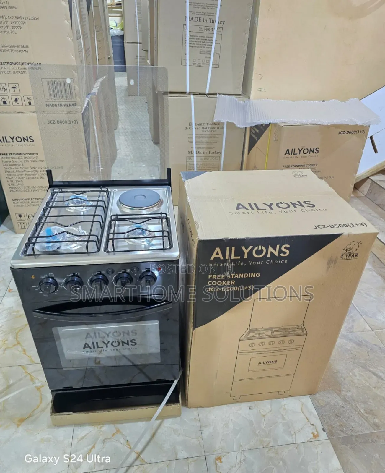 Ailyons 50by55 Standing Cooker