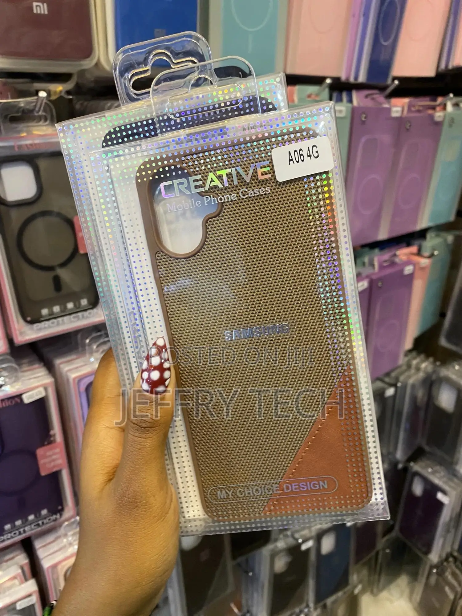 Mikert Samsung Galaxy A06 4g Leather Back Case