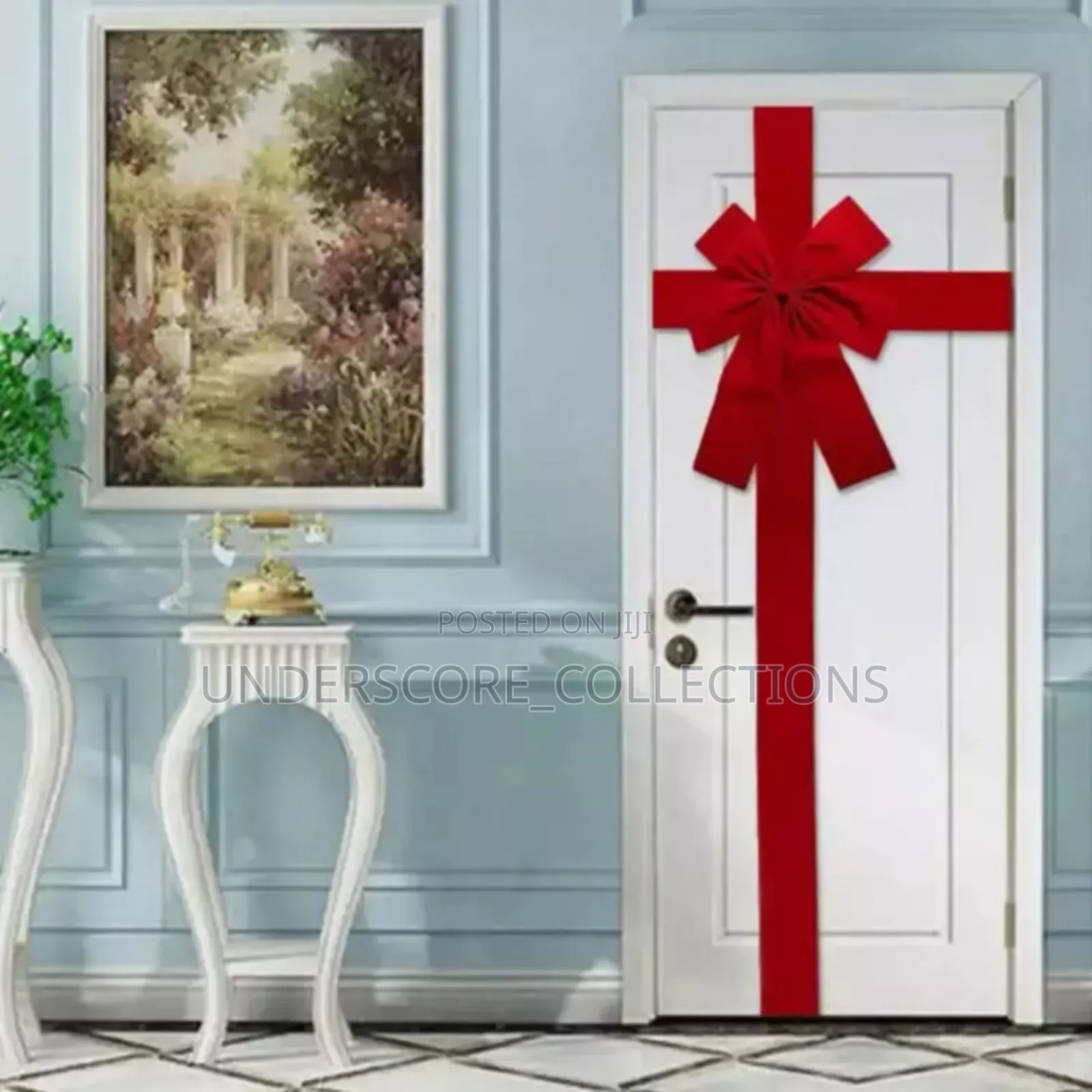 Red Large Christmas Door Ribbons