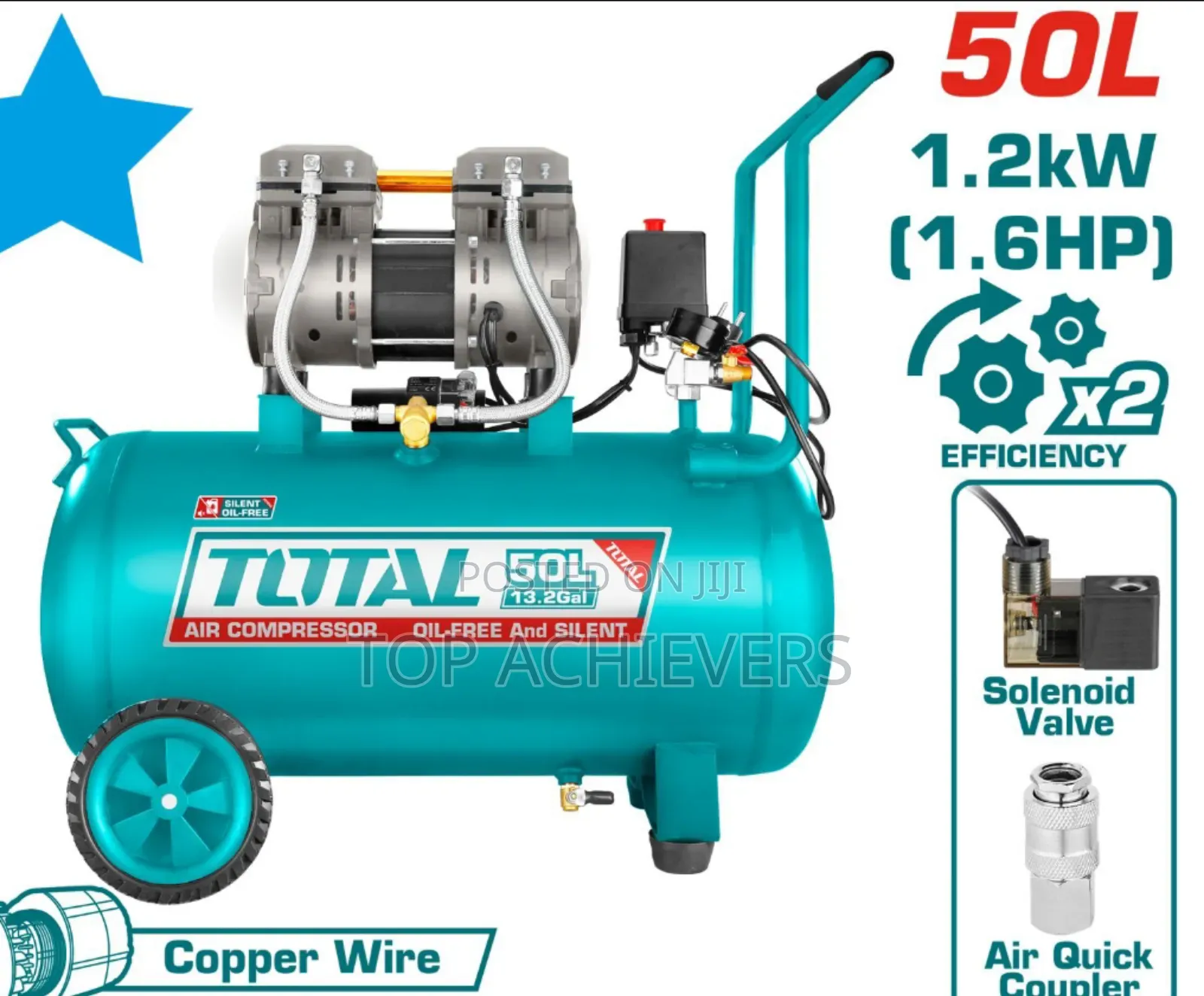 50ltrs Total Air Compressor/50ltrs Oil-less Air Compressor(Silent)
