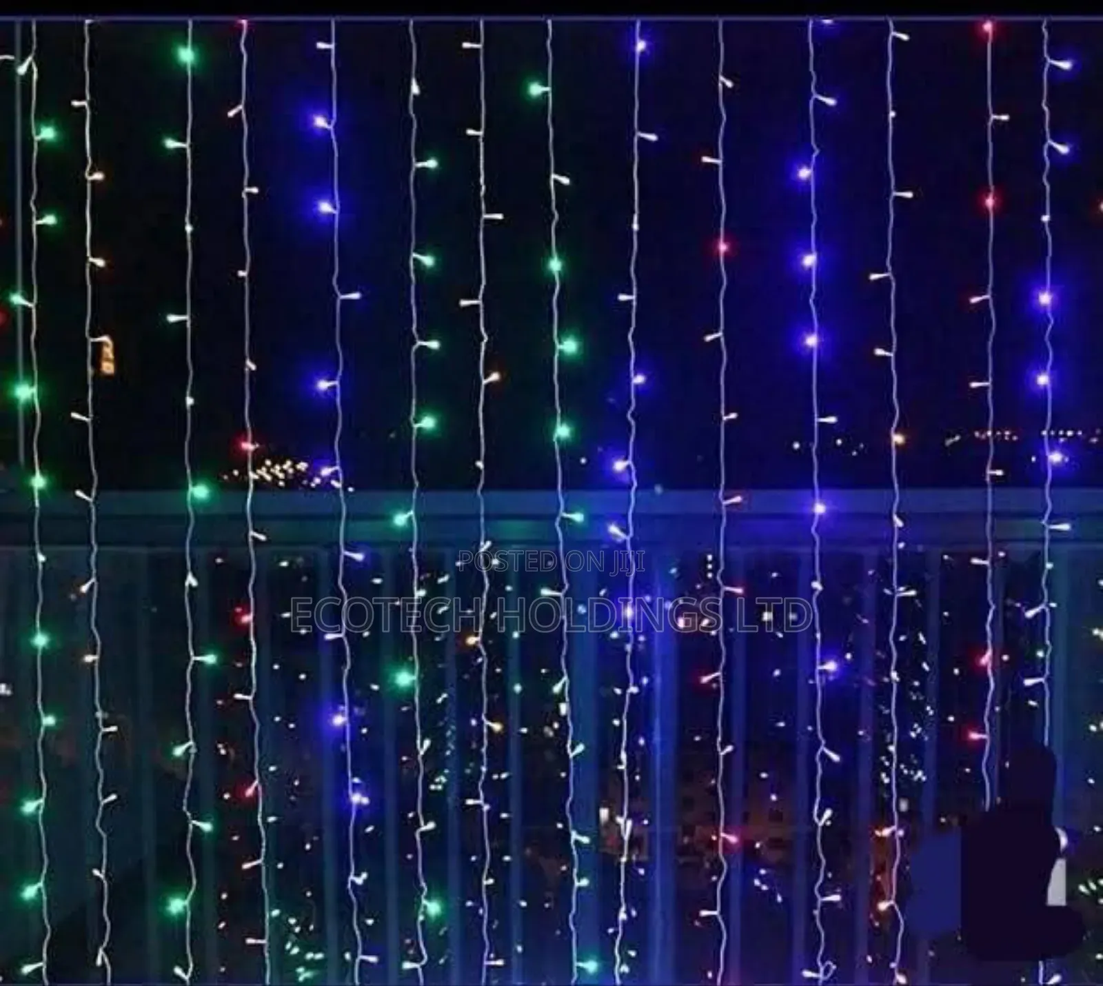 3 by 3 Multicolor Drop Lights Zy5