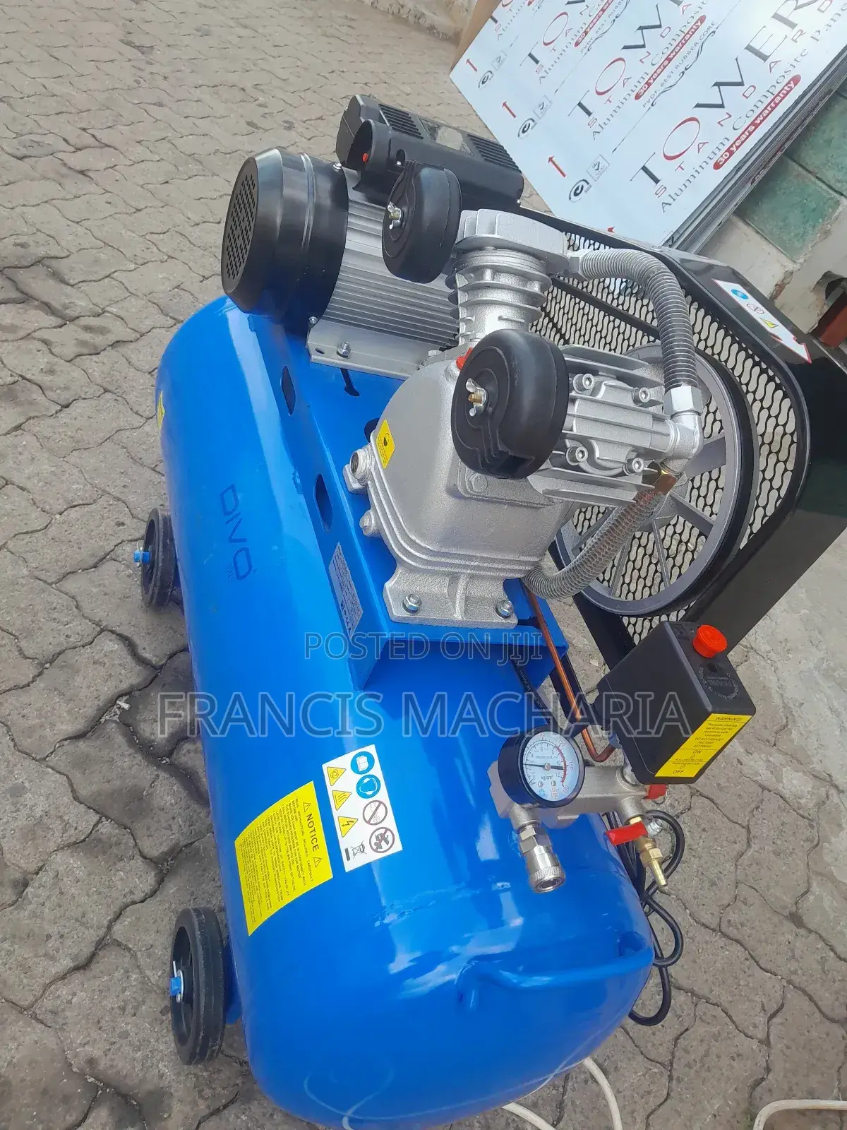 2 Piston Air Compressor Machine