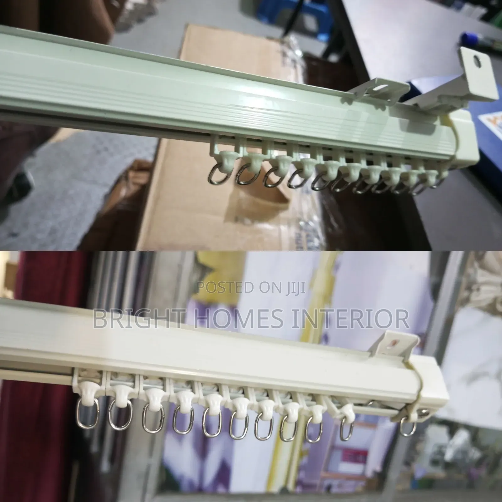 Straight Single Rails With Accessories Provided