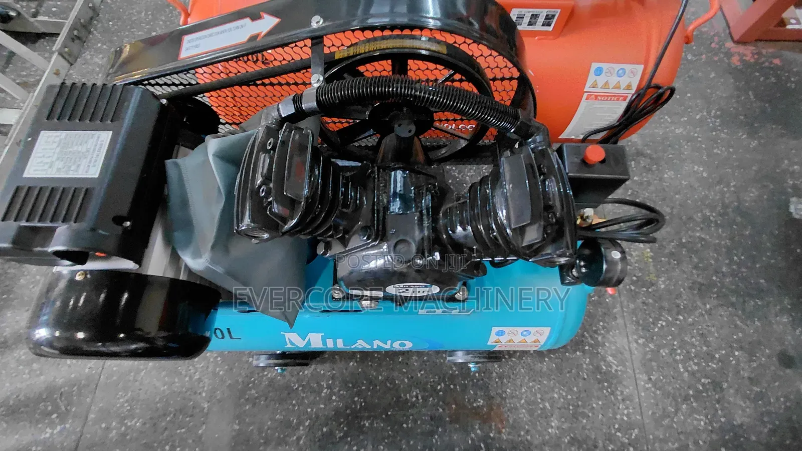 Milano Italia 50litres Electrice Air Compressor 2piston.