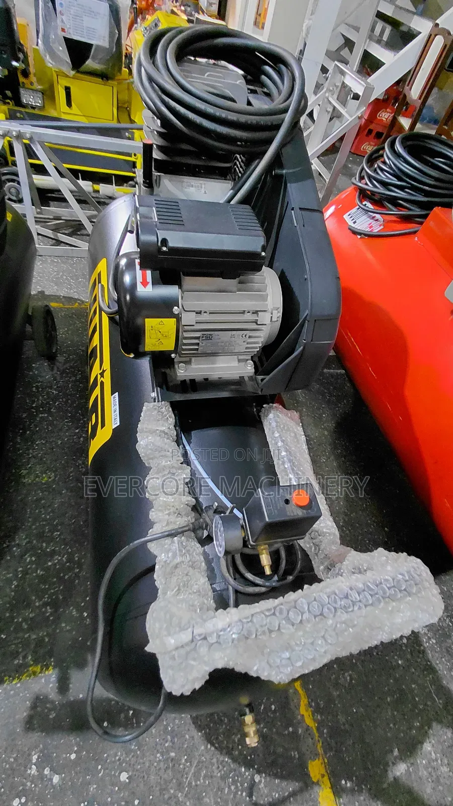 Nuair Italy 150l 3hp Electric Air Compressor.