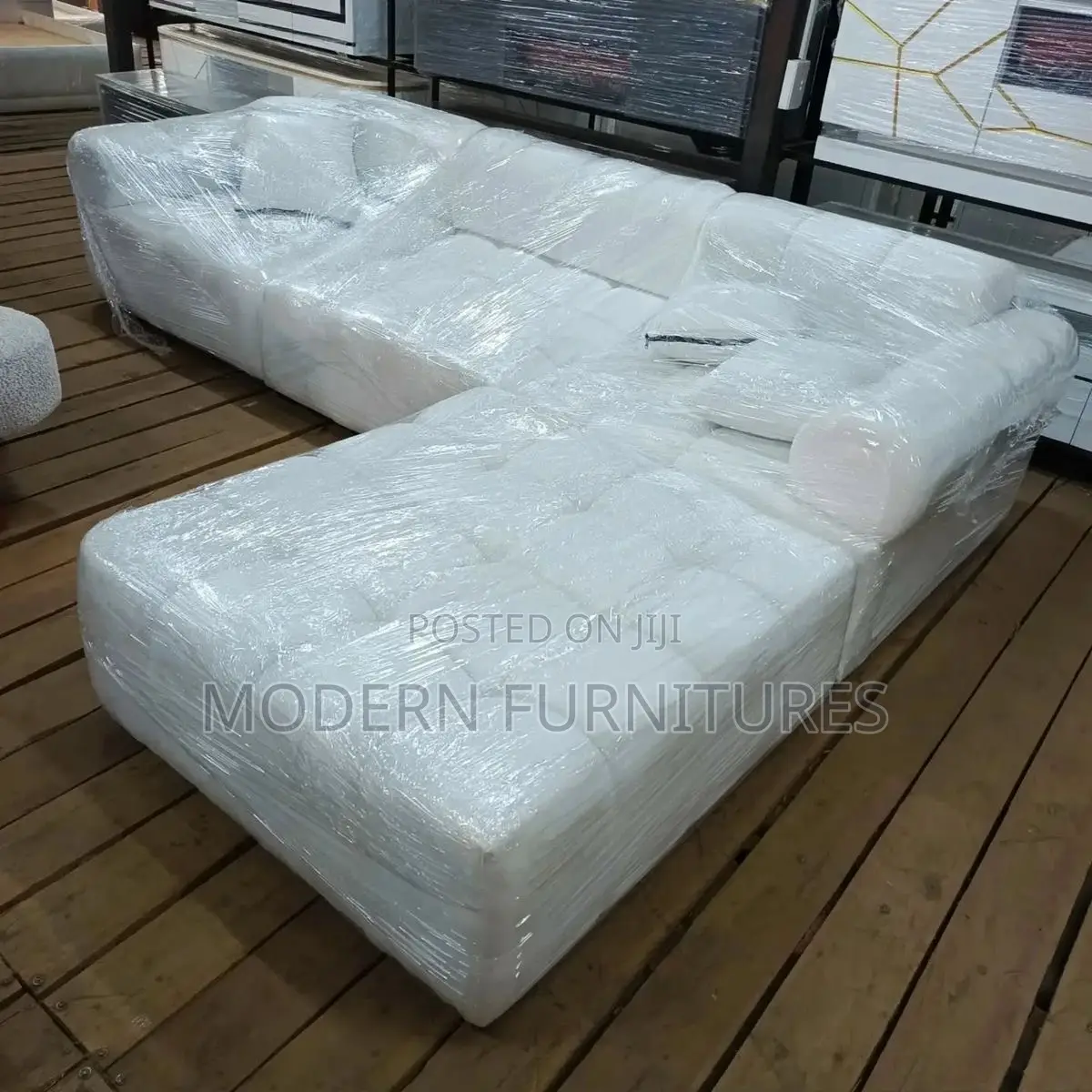 Quality,White Bubble L Sofa