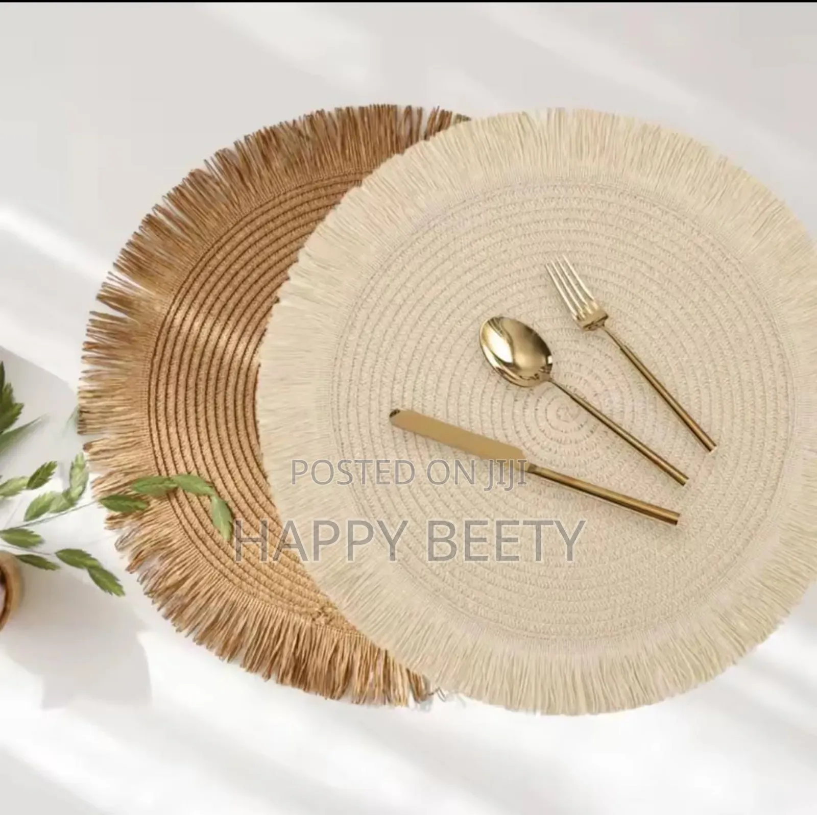 Luxurious Woven Round Rattan Table Mats/Placemat