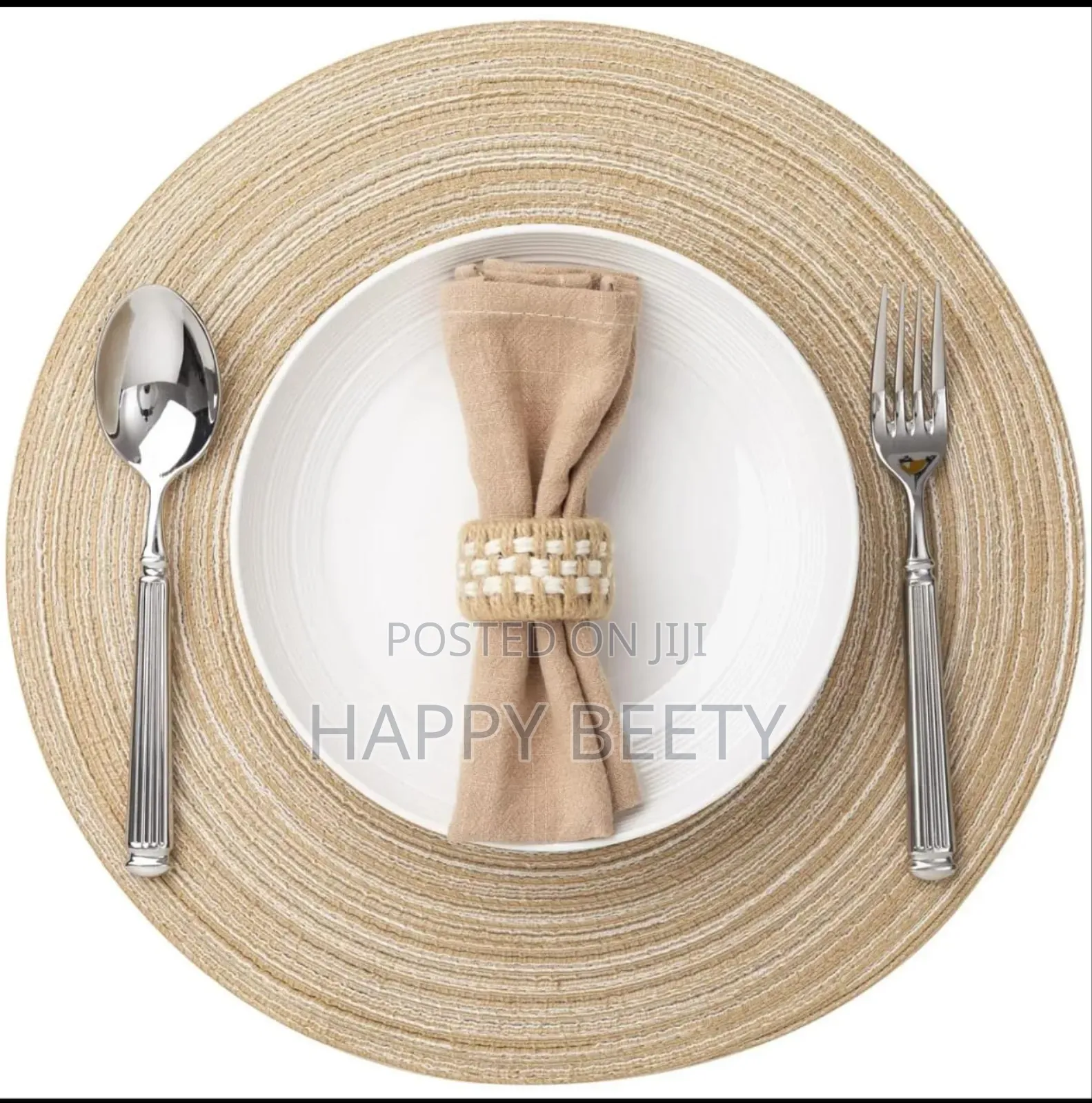 High-Quality,Thick Ramie Woven Table Mats