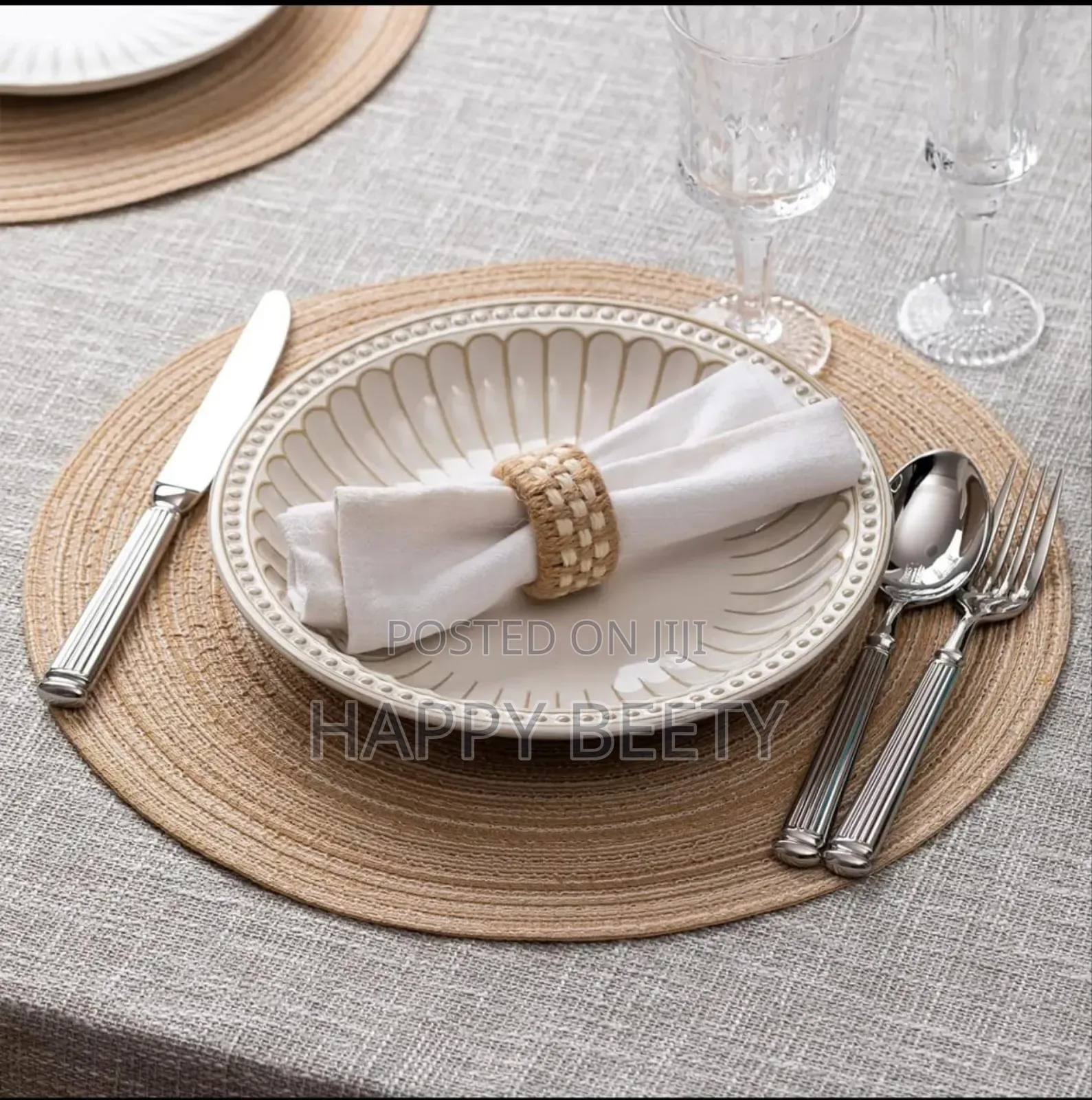 High-Quality,Thick Ramie Woven Table Mats