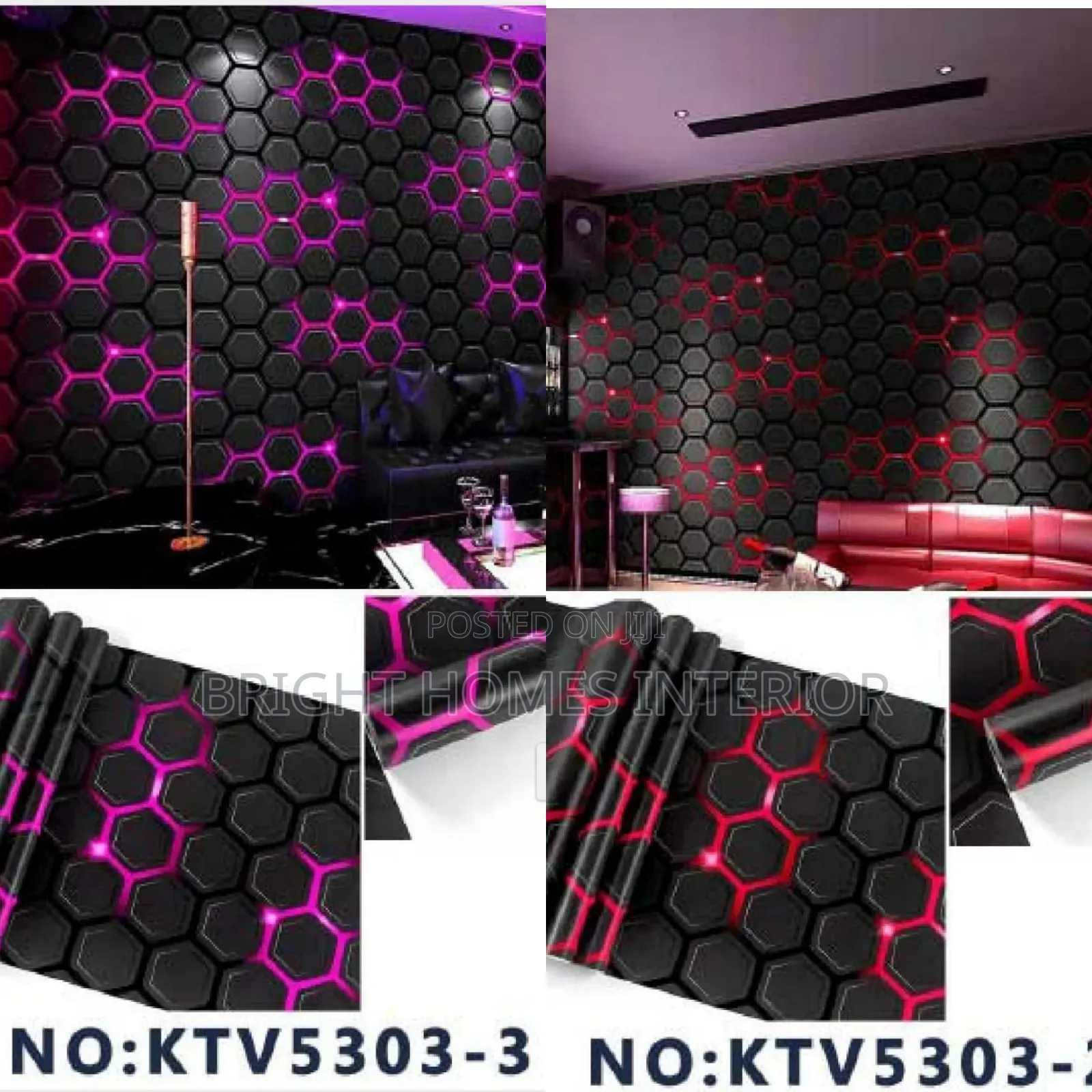 3d Wallpaper for Entertainment Area