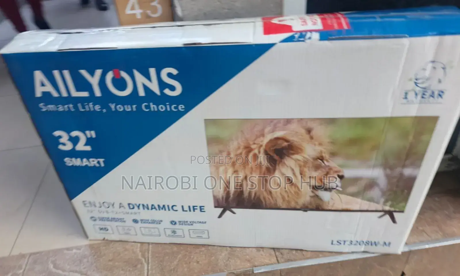 Ailyons 32 Inch Frameless Smart Tv