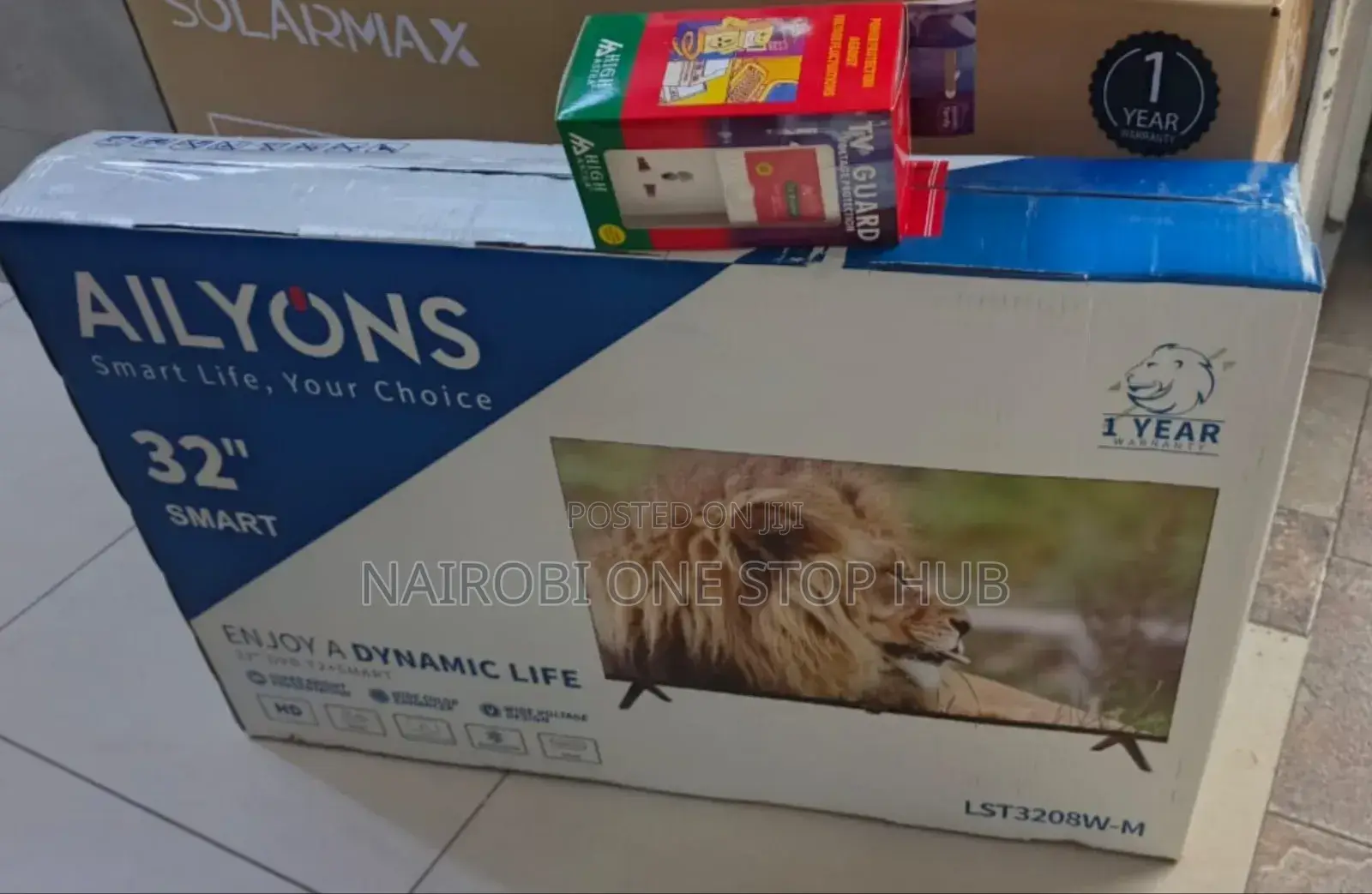 Ailyons 32 Inch Frameless Smart Tv