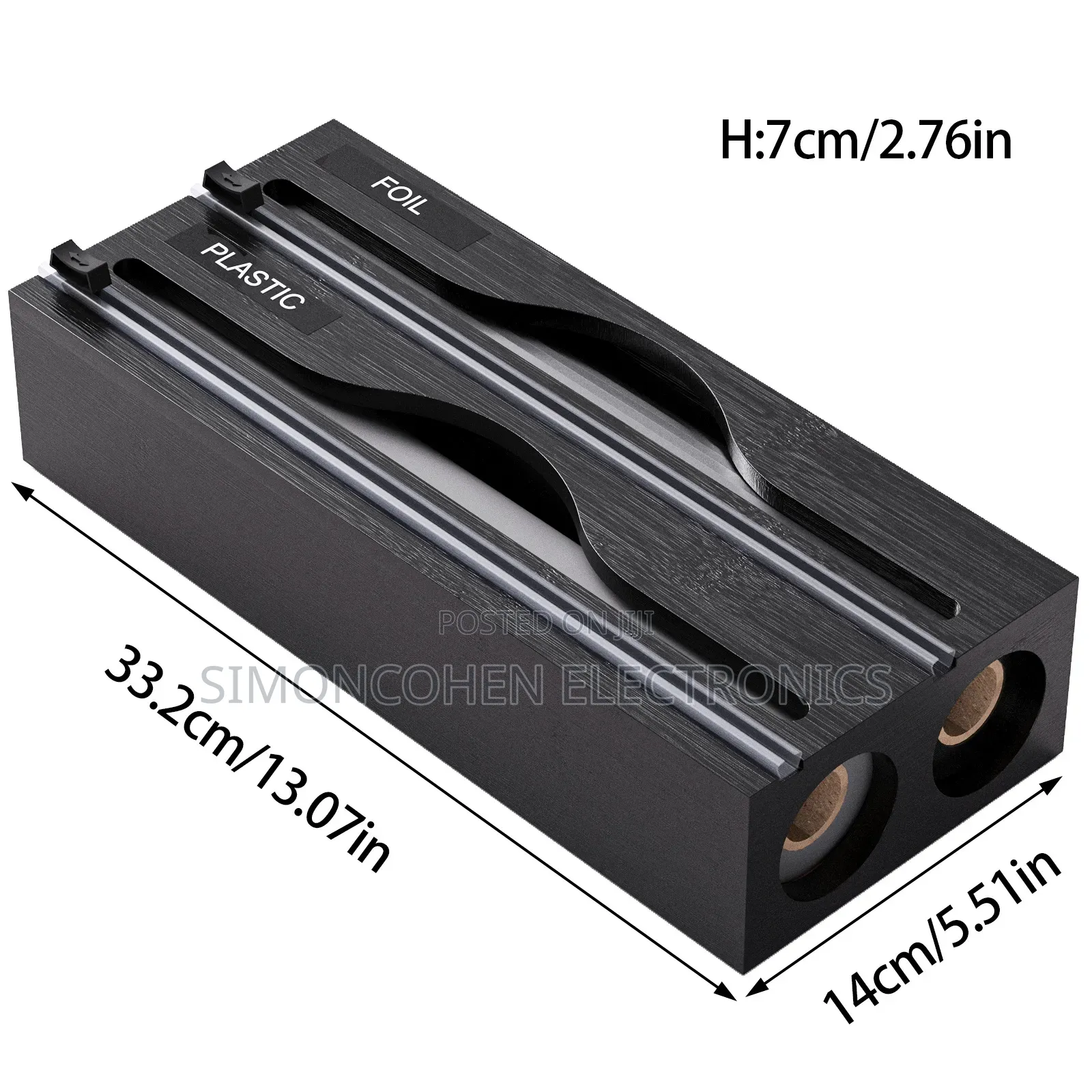 2in1 Bamboo Wrap Dispenser With Cutter