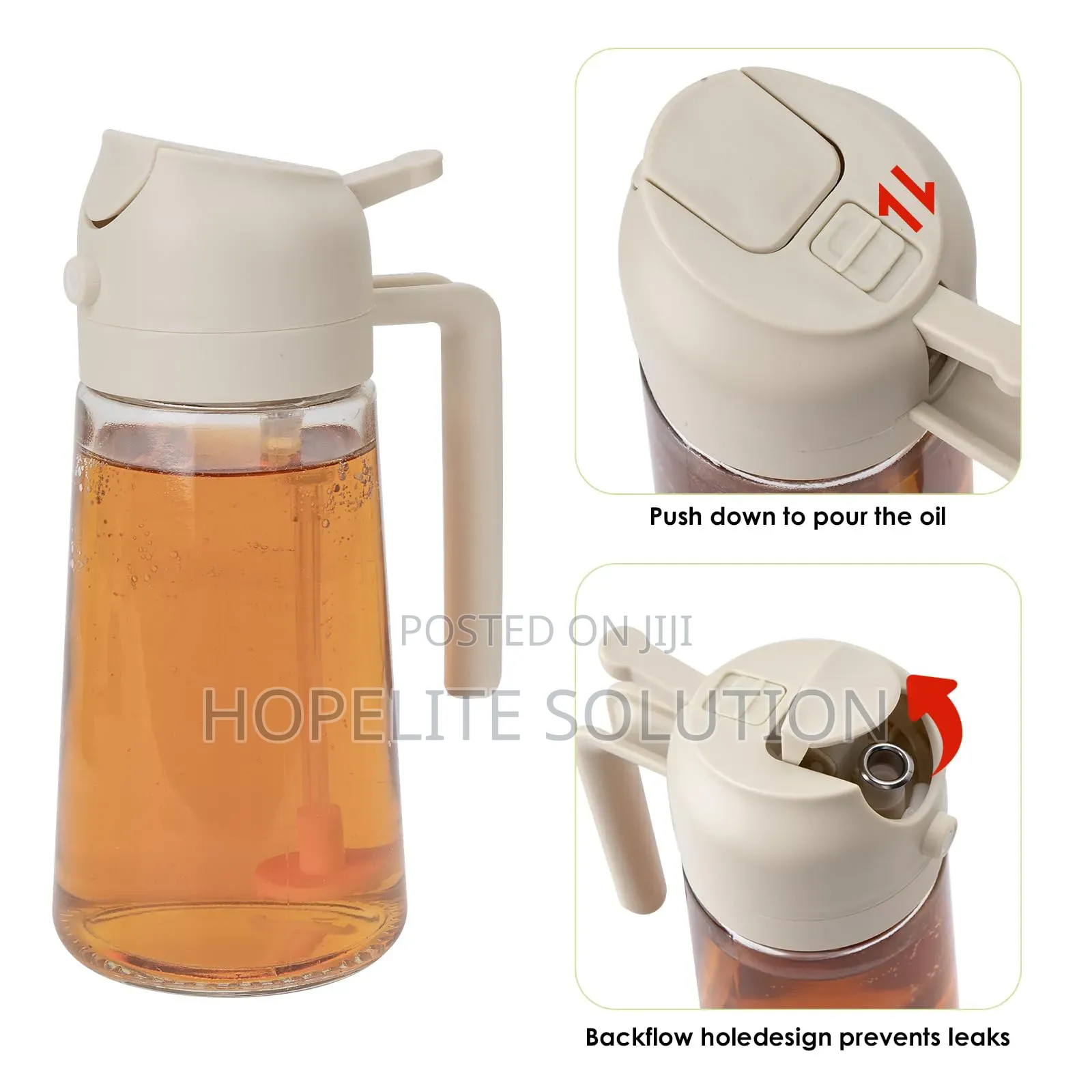 450ml Spray or Pour Glass Oil Dispenser