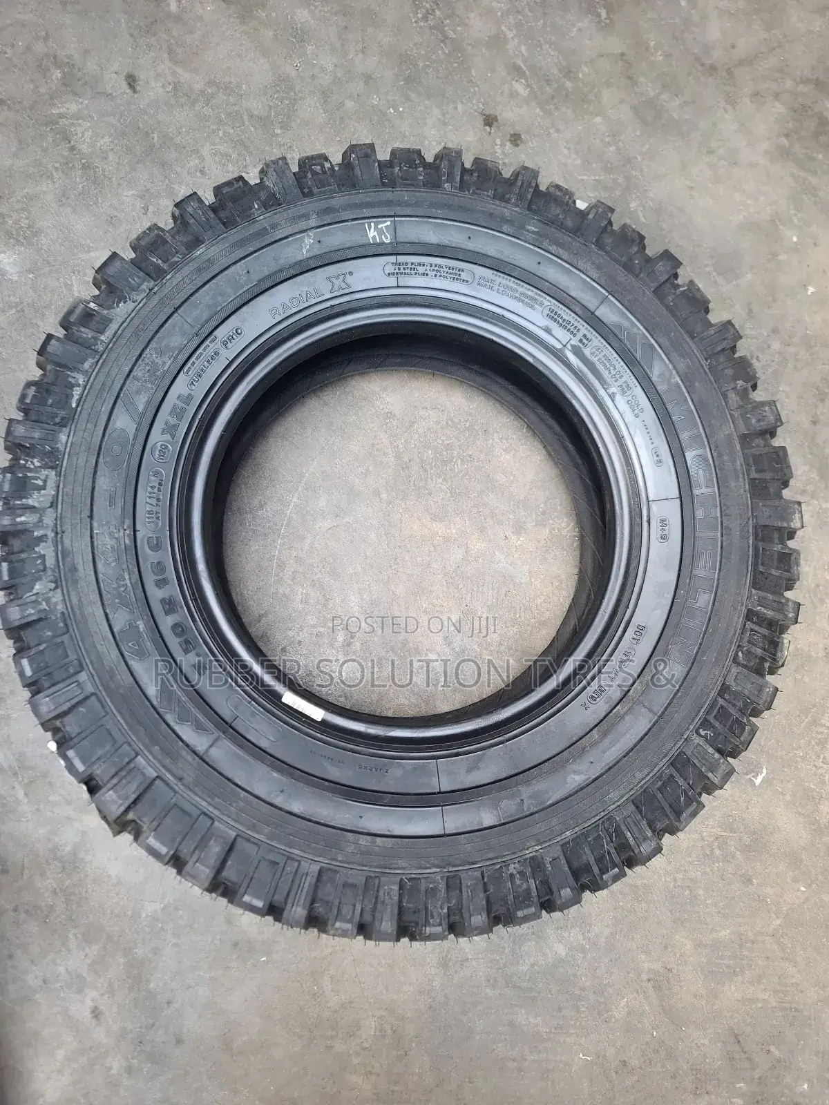 7.50r16 Michelin Tyres 4×4 O/RXZL 116n