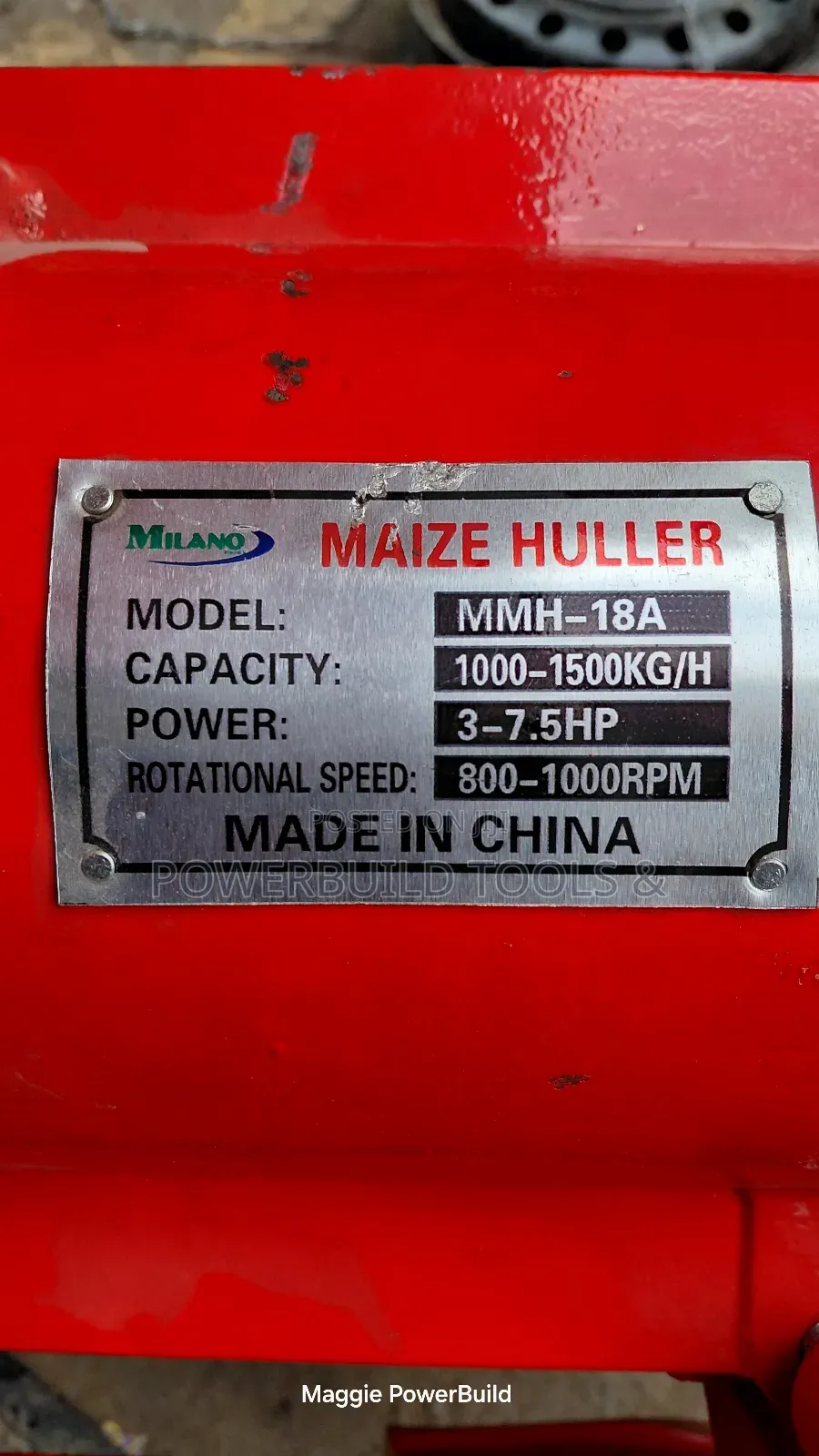 Corn Sheller/Thrusher/Maize Huller 1500kg/Hr