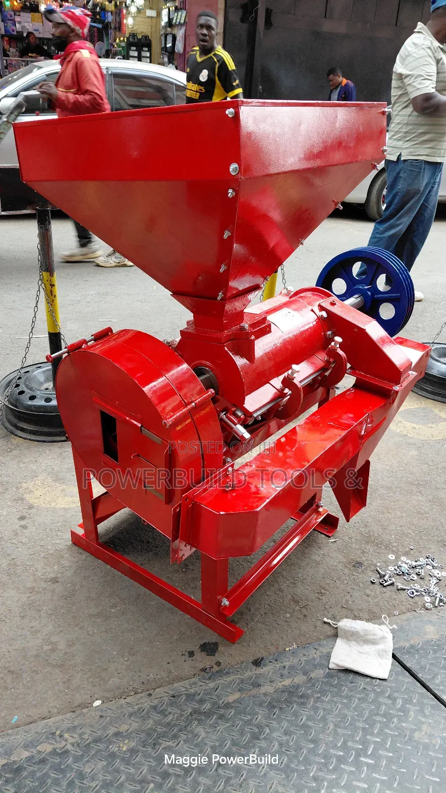 Quality Maize Huller/Dehusker/Degermer 1500kg/H With Petrol Engine