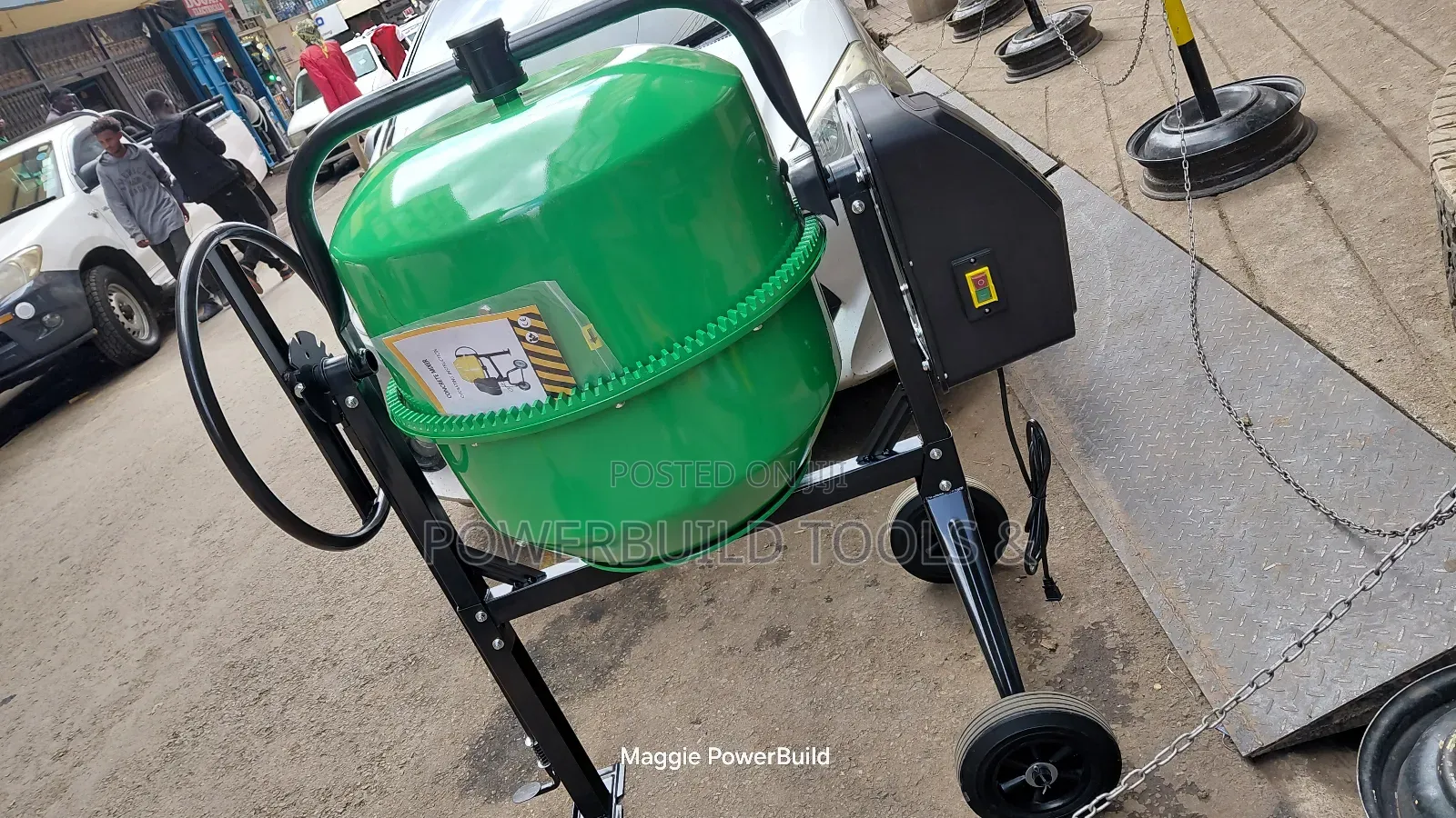 Reliable Pacwel 200l Electric Concrete Mixer With 2hp Motor