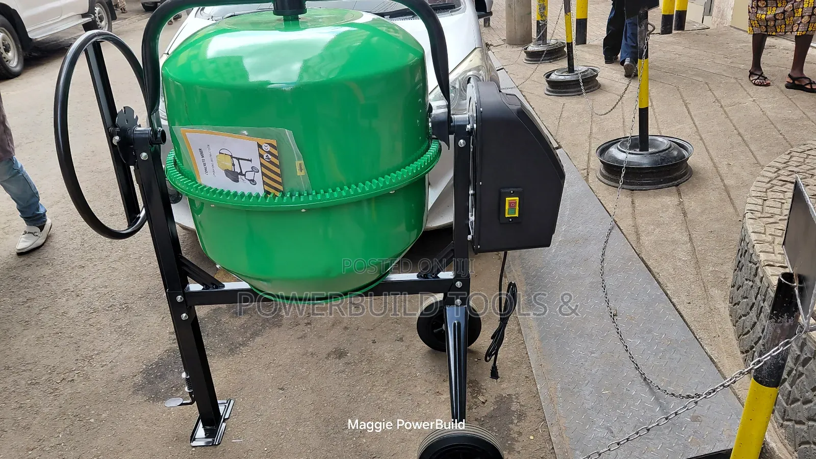 Reliable Pacwel 200l Electric Concrete Mixer With 2hp Motor