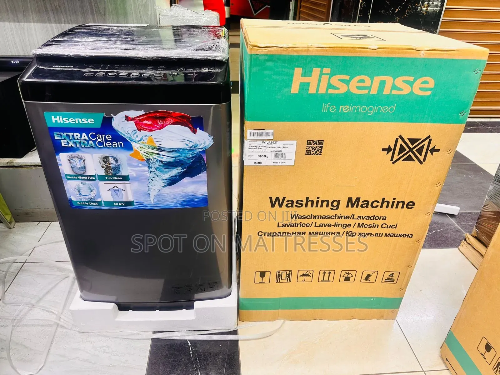 Hisense Top Load Fully Automatic Washing Machine + Free Home Delivery