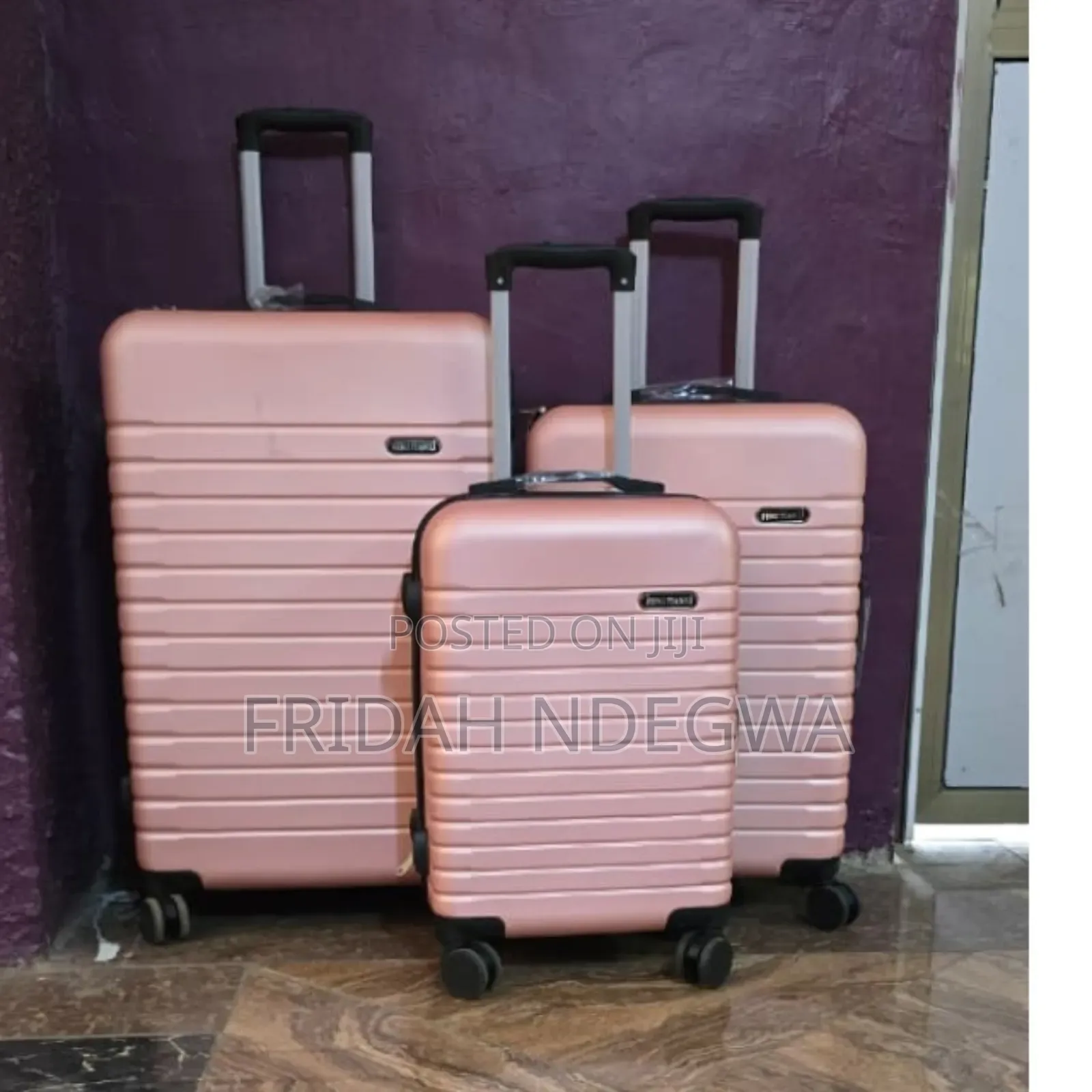 3 in 1 Luxurious Fibre Suitcase