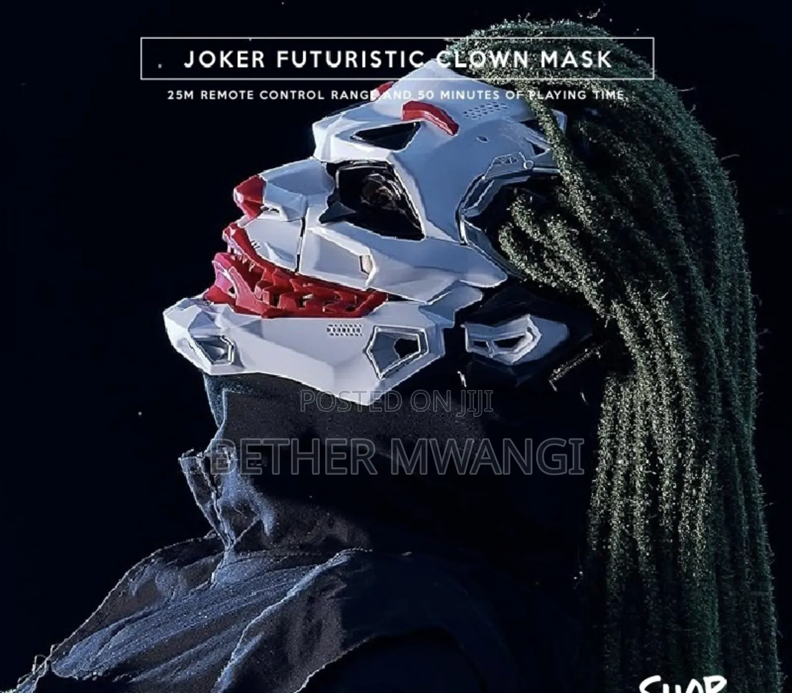Joker Futuristic Clown 3d Mask In Kenya
