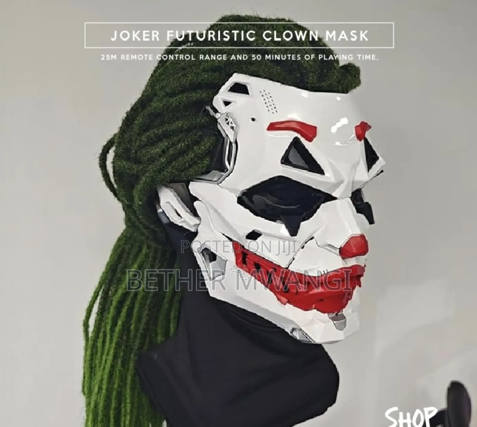 Joker Futuristic Clown 3d Mask In Kenya
