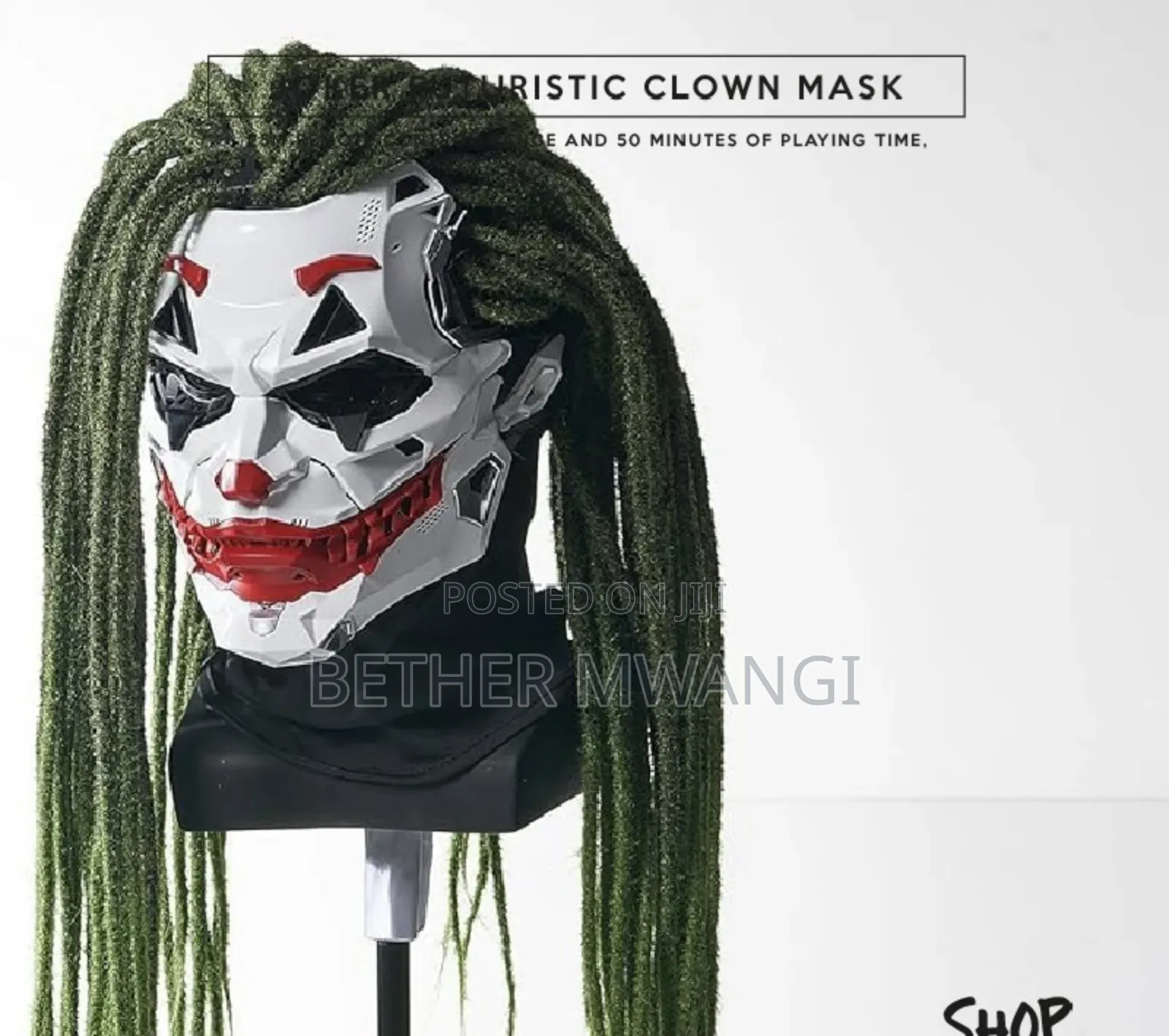 Joker Futuristic Clown 3d Mask In Kenya