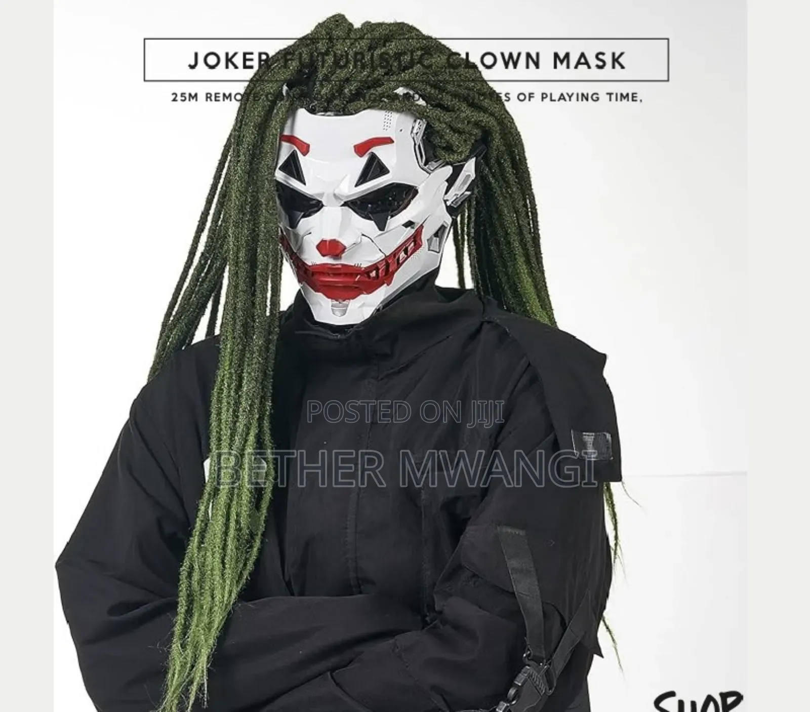 Joker Futuristic Clown 3d Mask In Kenya