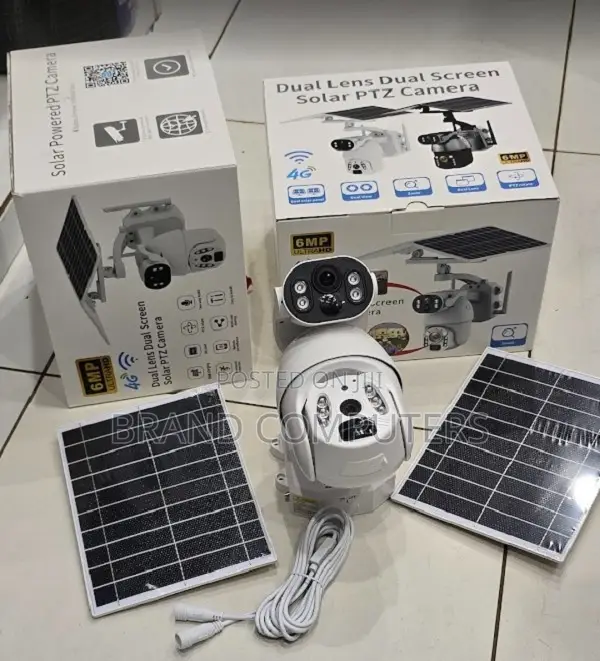 Ubox 6mp Dual Lens 4g Solar PTZ Camera